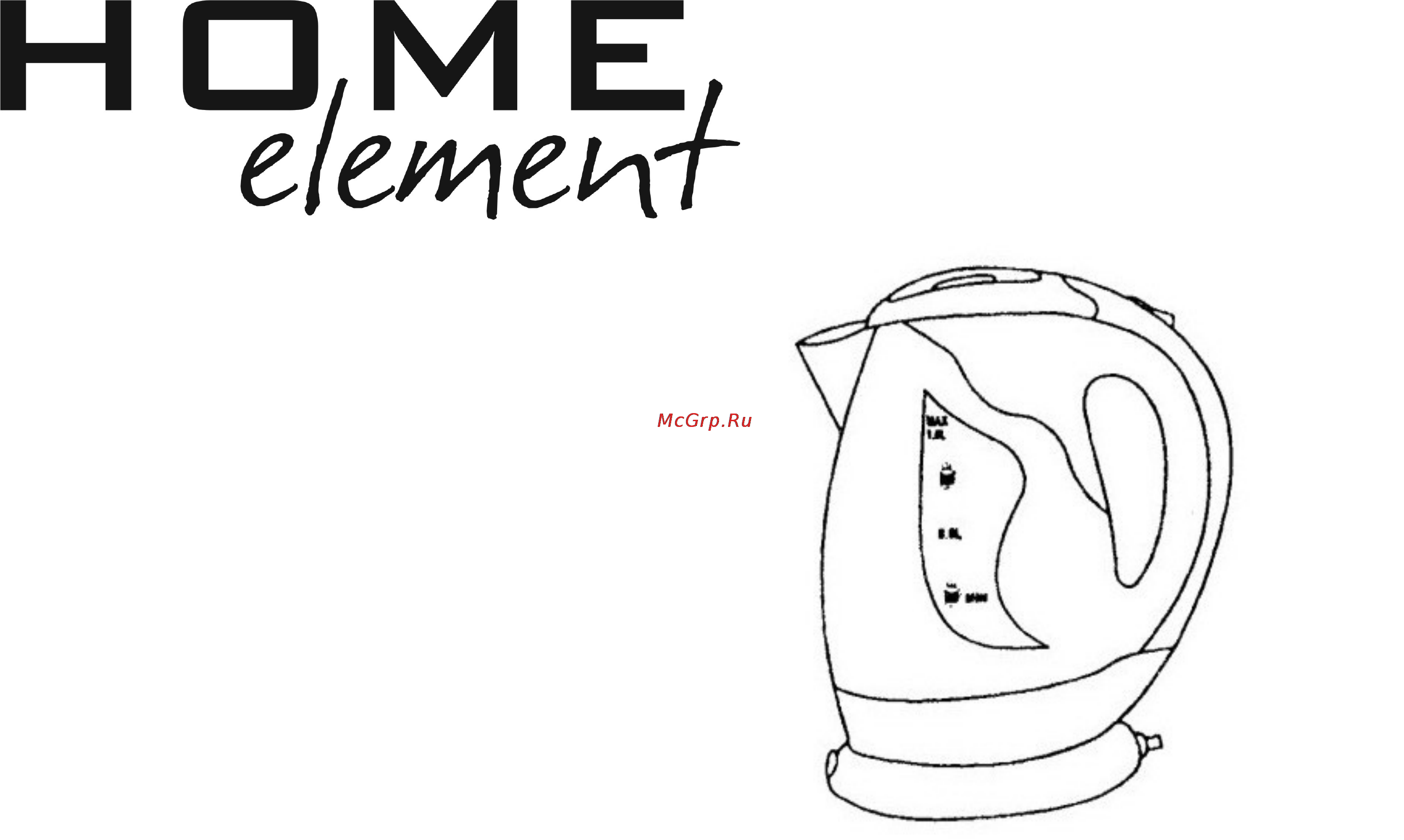 Home Element HE-KT107 Инструкция по эксплуатации онлайн