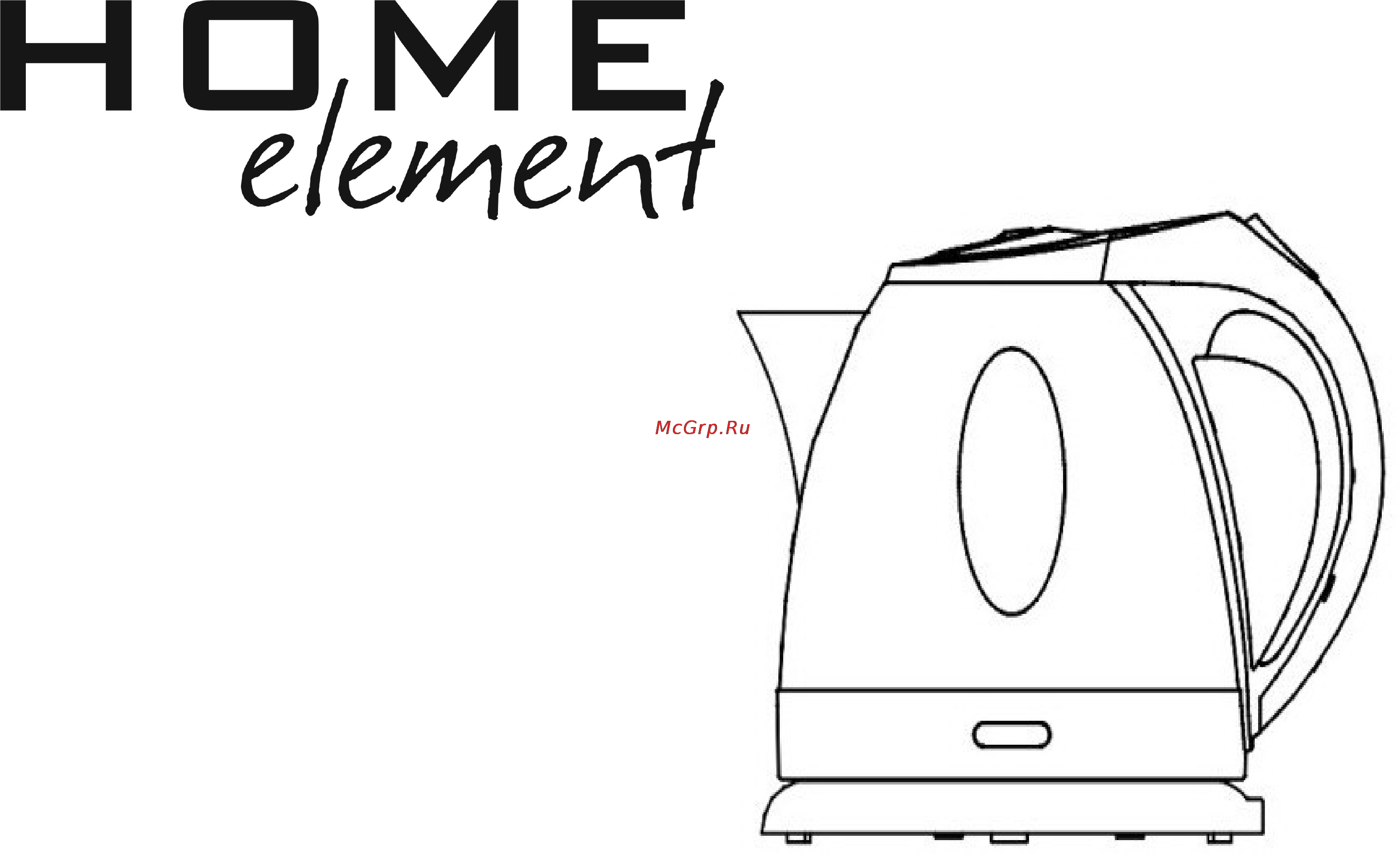 Home Element HE-KT105 Инструкция по эксплуатации онлайн