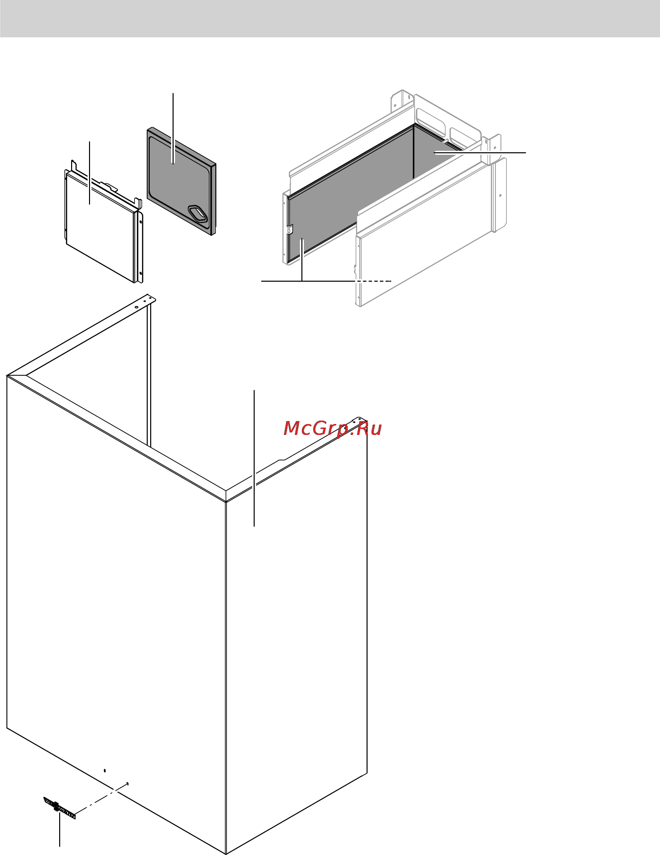Viessman VITOPEND 111-W [76/96] Спецификации деталей для котла с открытой