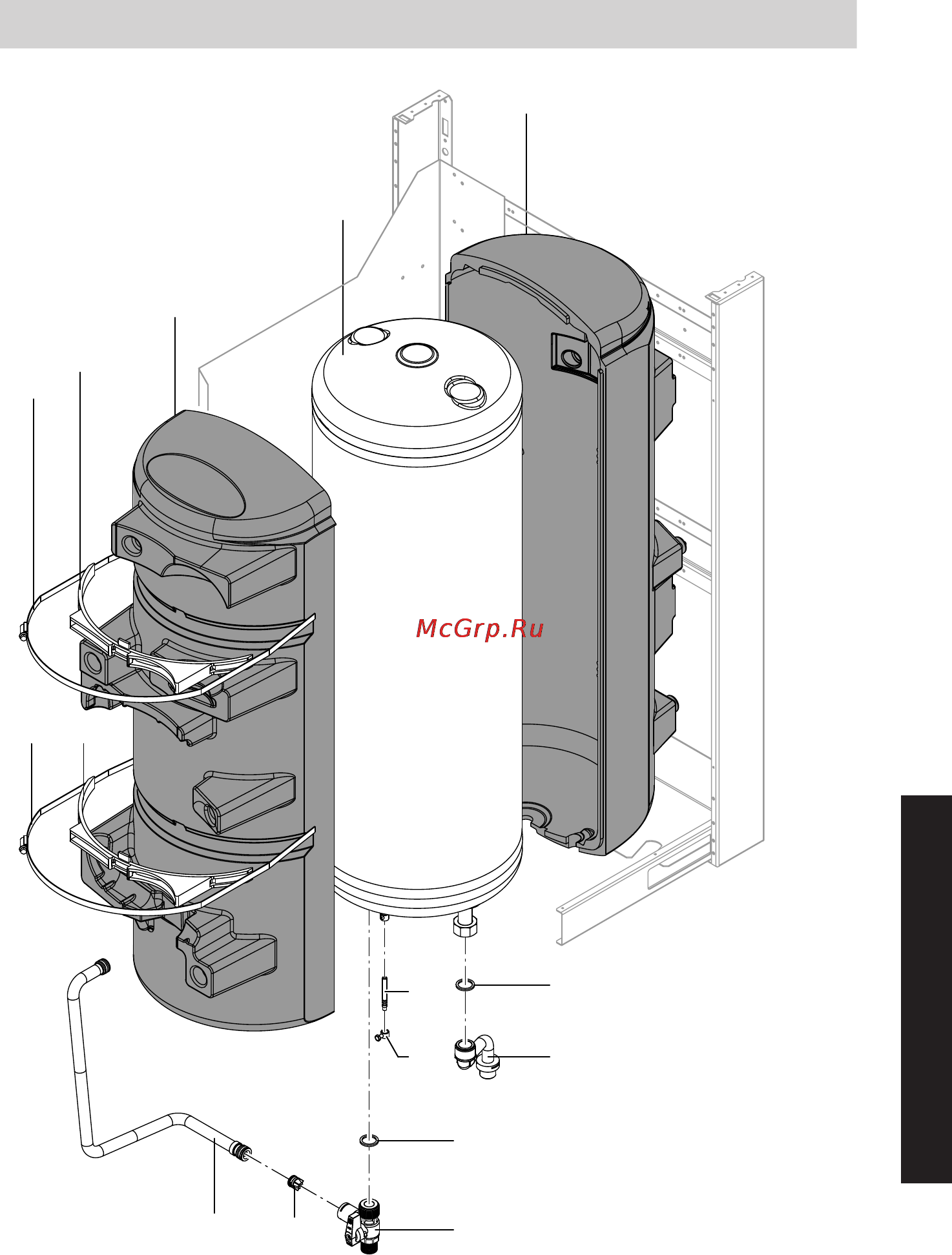 Viessman VITOPEND 111-W [79/96] Спецификации деталей для котла с открытой