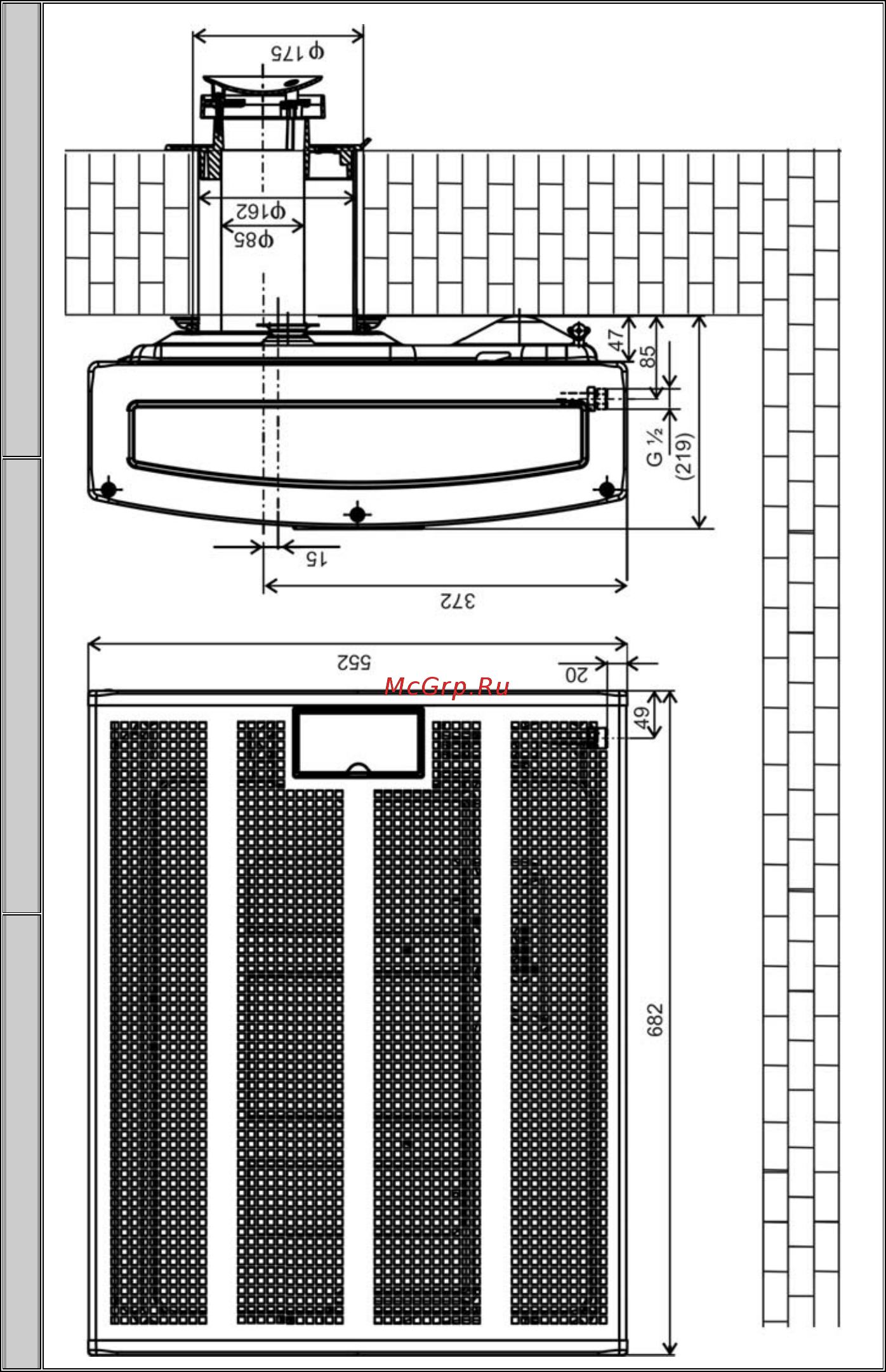 Gorenje MORA 6143.1022 [12/52] Hlavní rozměry 2 hlavné rozmery 2 wymiary podstawowe