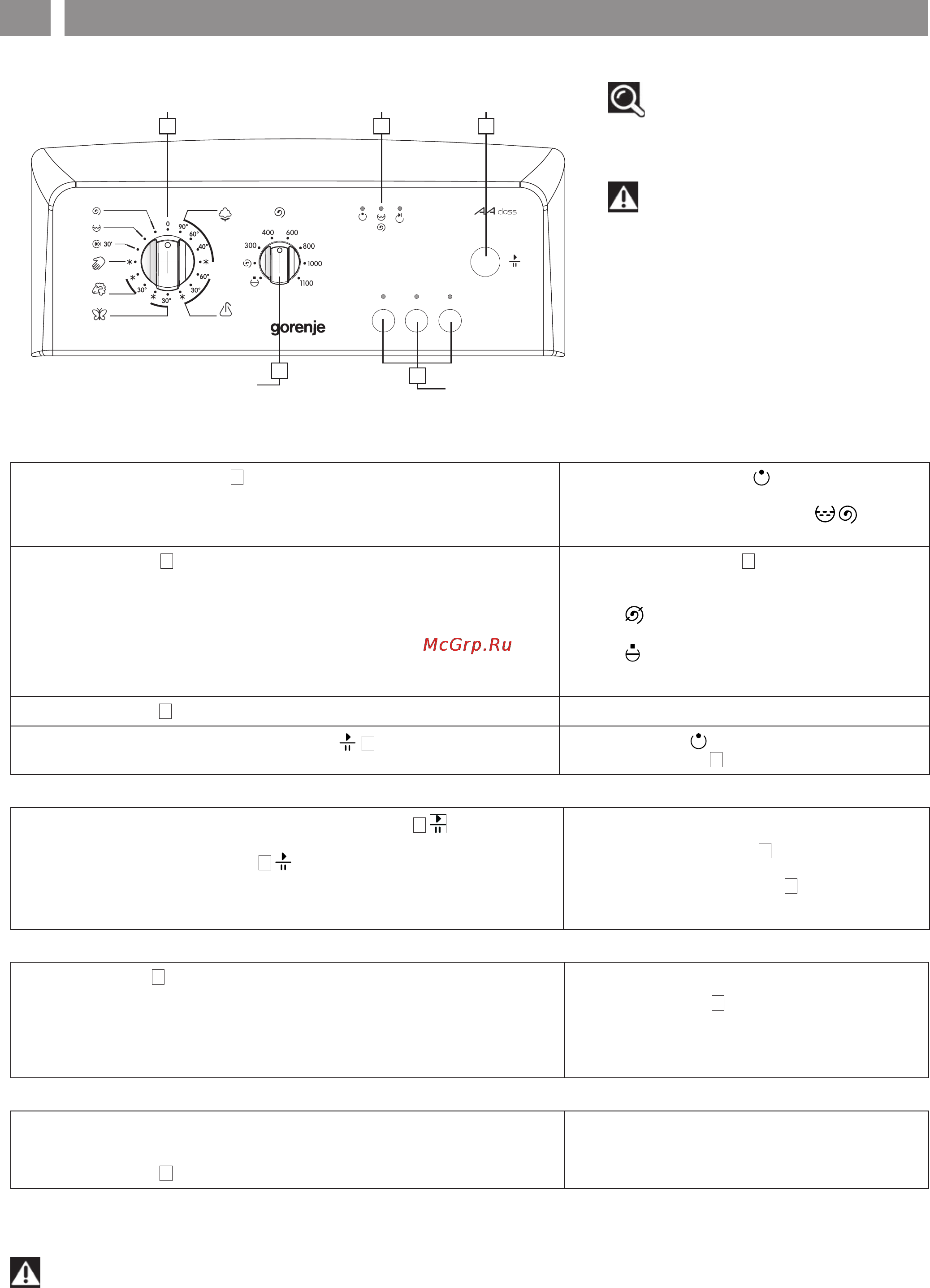 Gorenje WT52092 [46/52] Skalbimo mašinos programavimas