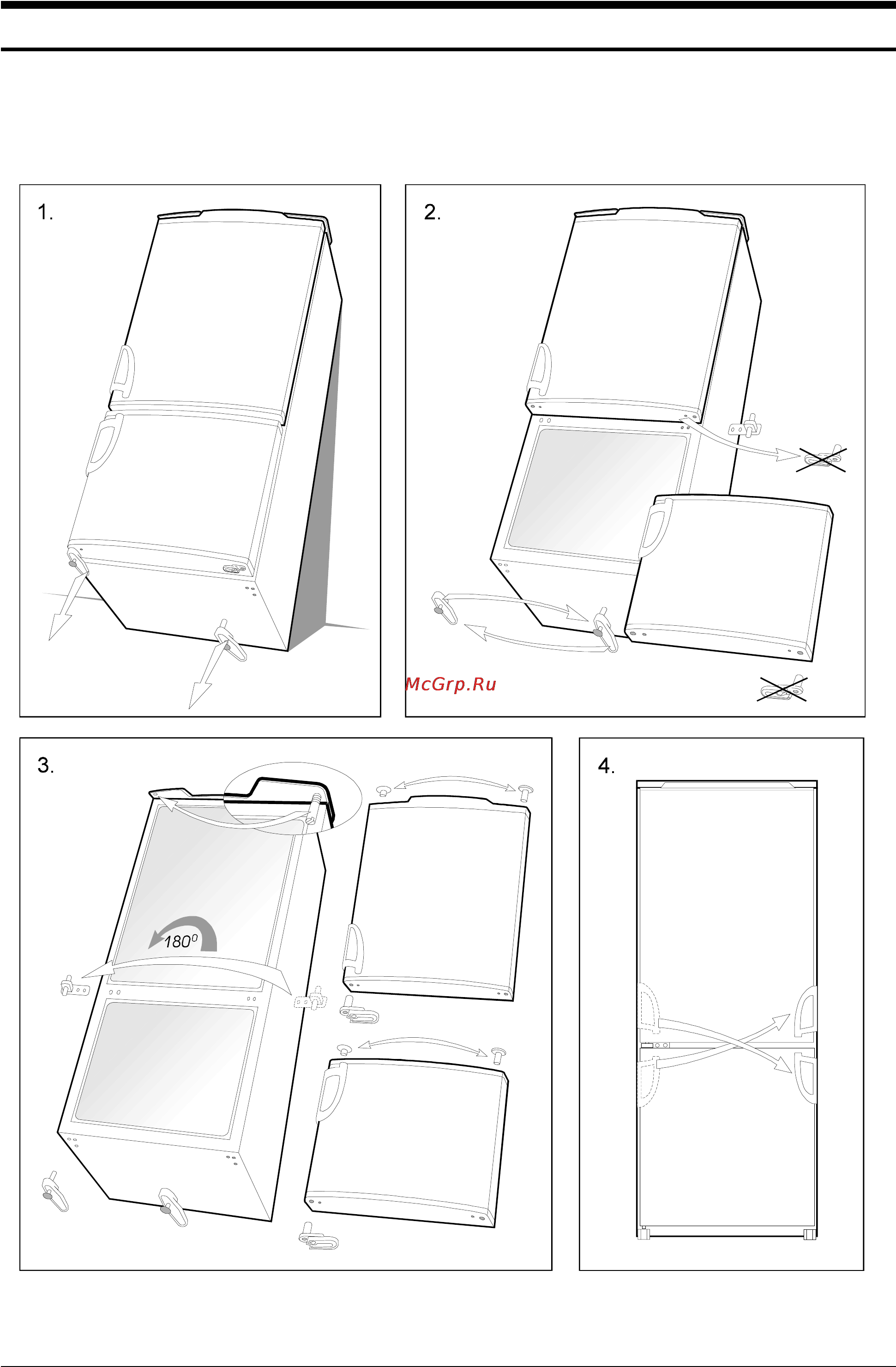 Gorenje RK-ORA-E (S) [7/9] Изменение направления открывания дверцы