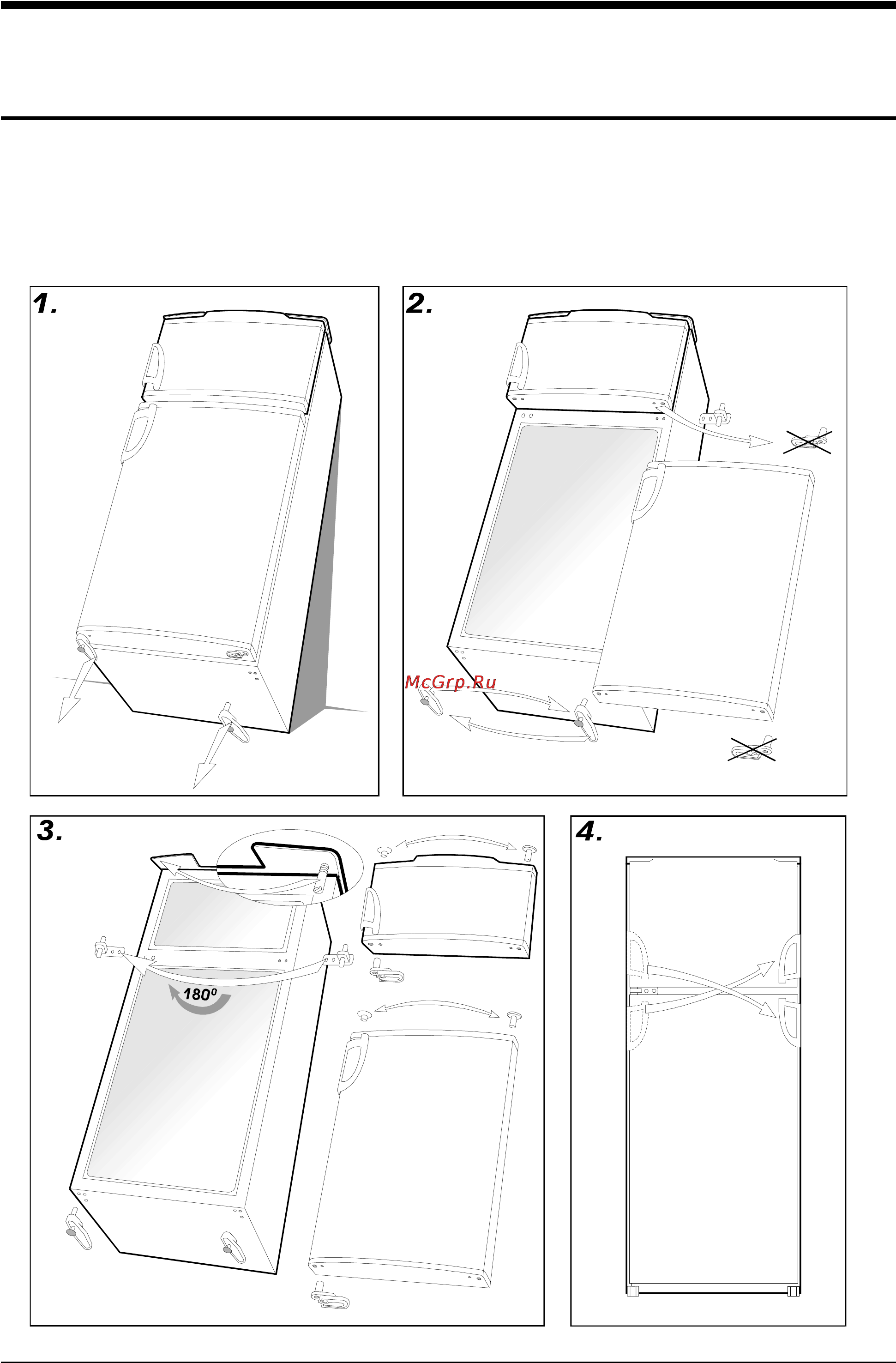 Gorenje RF4275E [11/14] Изменение направления открывания дверцы