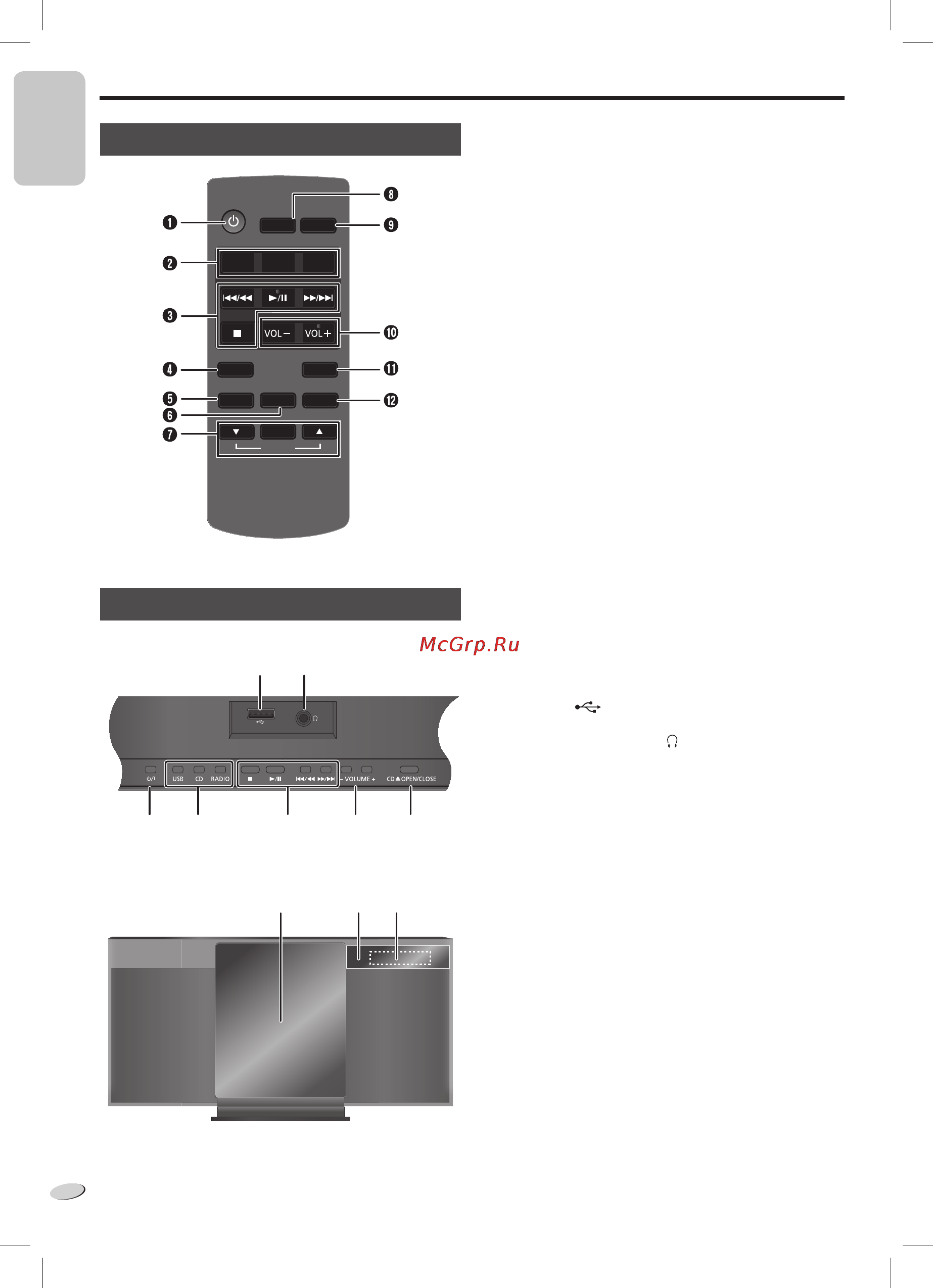 Panasonic SC-HC17EE-K [4/20] Пульт ду