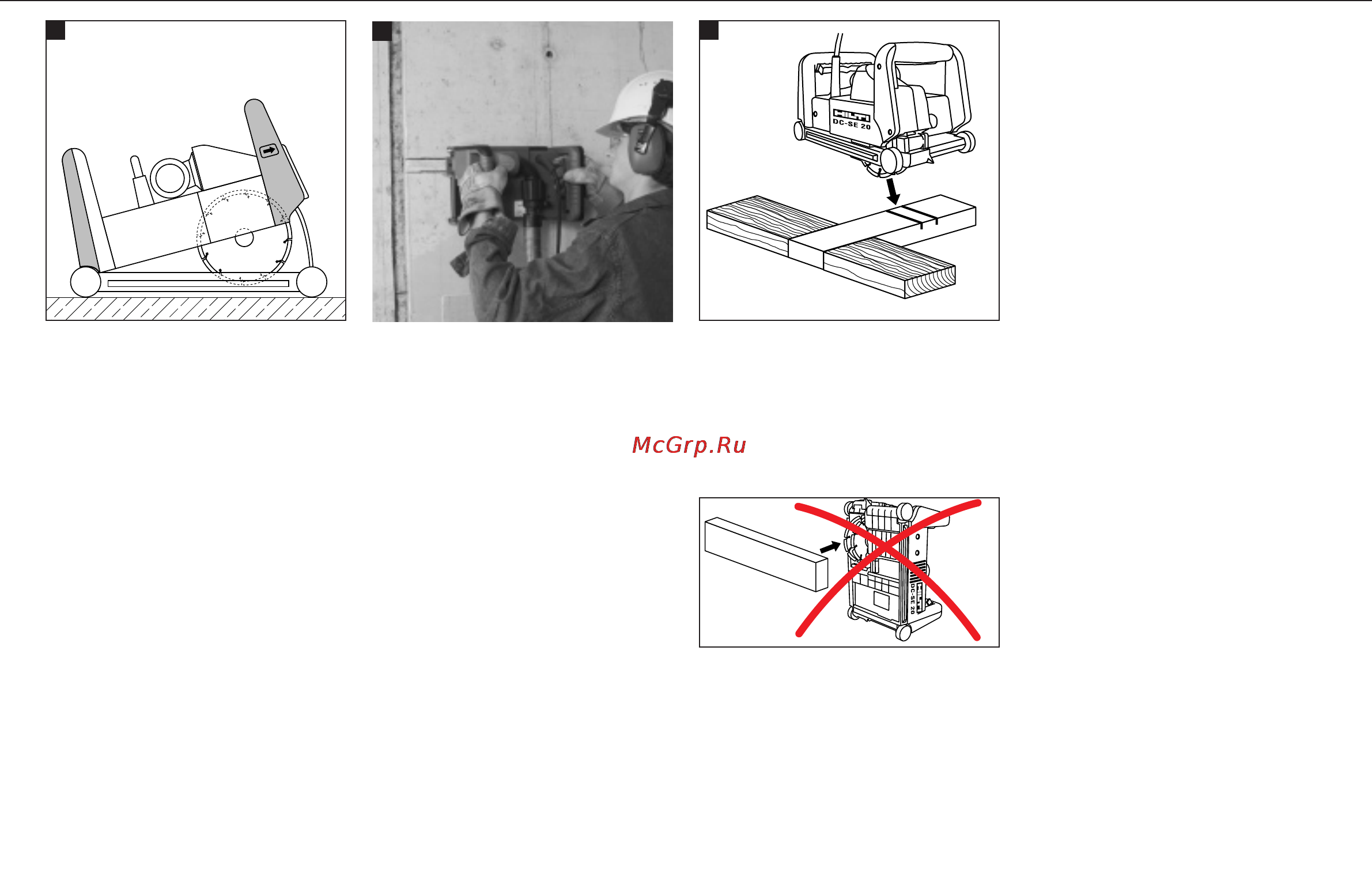 Hilti DC-SE 20 [9/11] Применение пластины для заточки