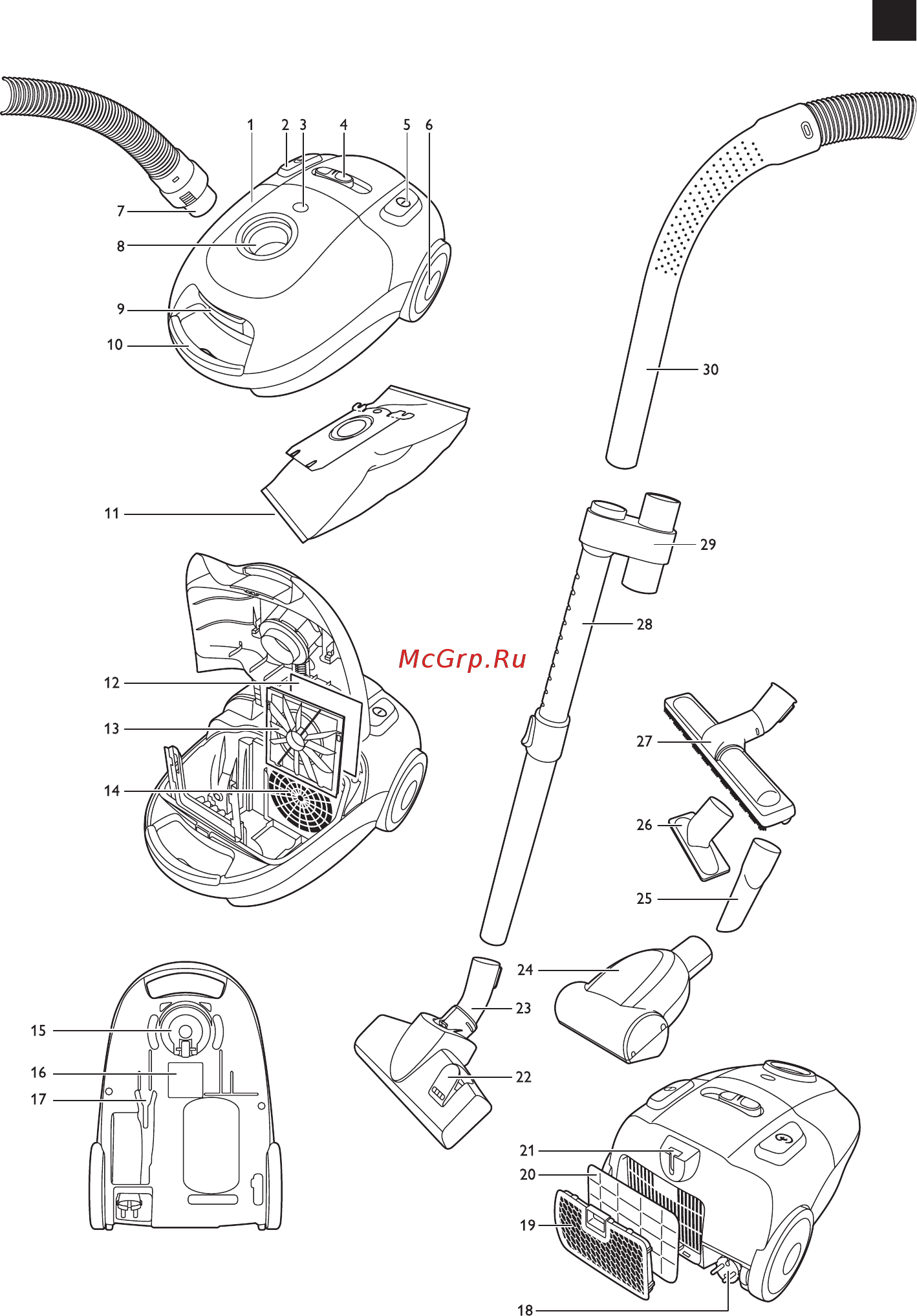 Philips FC 8450/01 Инструкция по эксплуатации онлайн [3/16] 65067