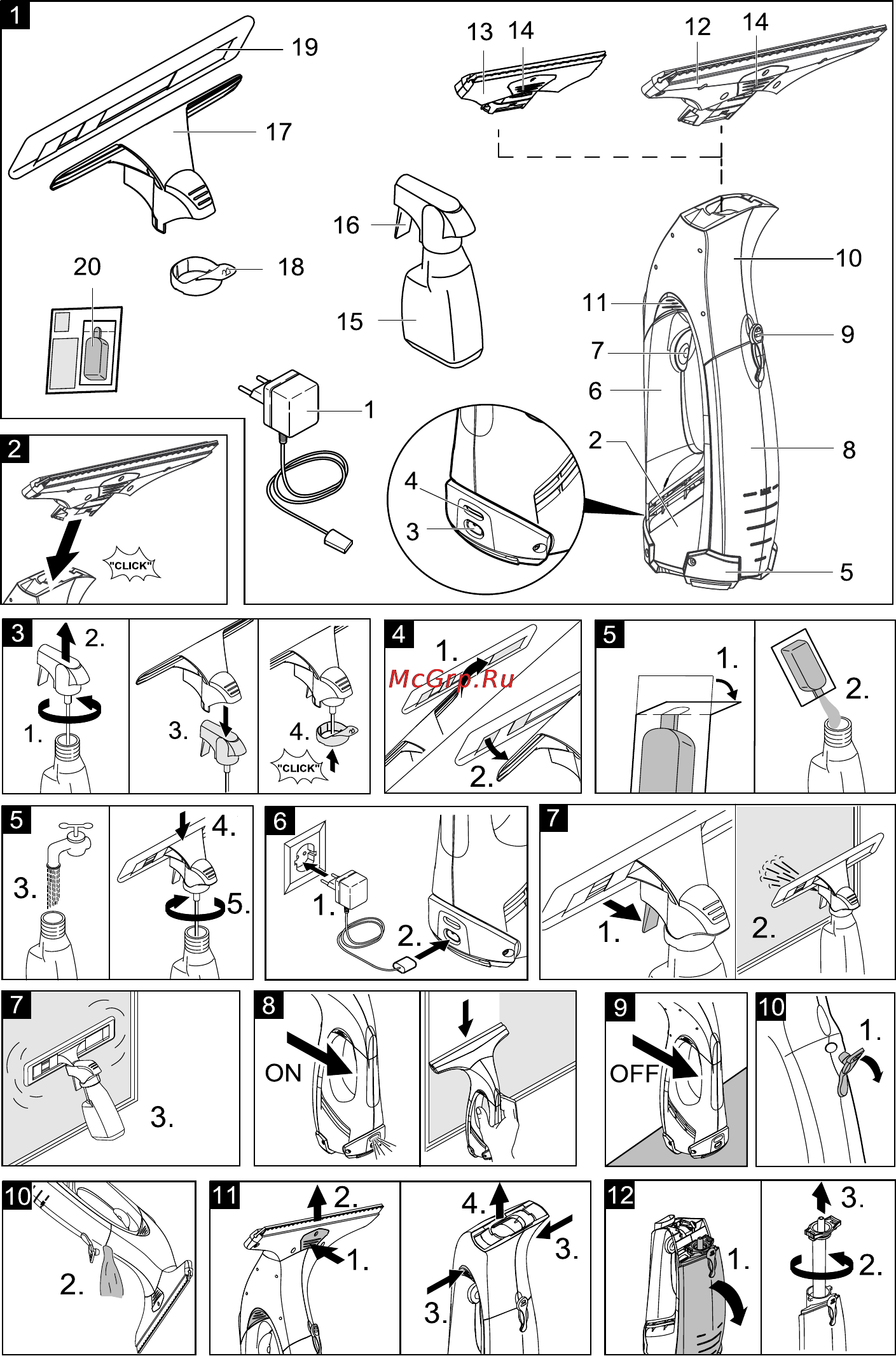 Karcher WV 75 Plus Инструкция по эксплуатации онлайн [2/9] 65074