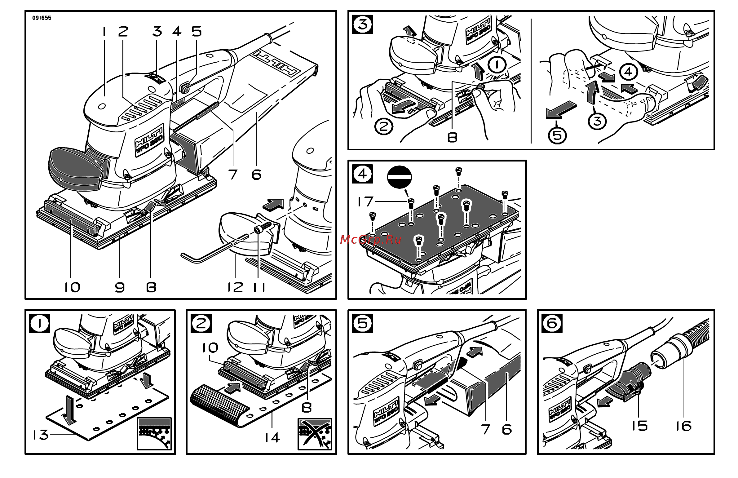 Hilti WFO 280 Инструкция по эксплуатации онлайн [2/9] 65088