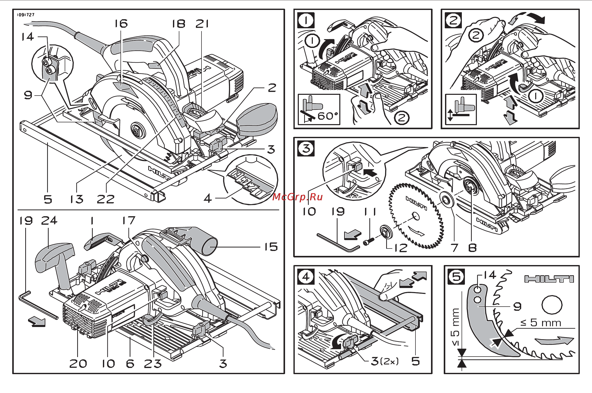Hilti WSC 85 Инструкция по эксплуатации онлайн [2/11] 65112