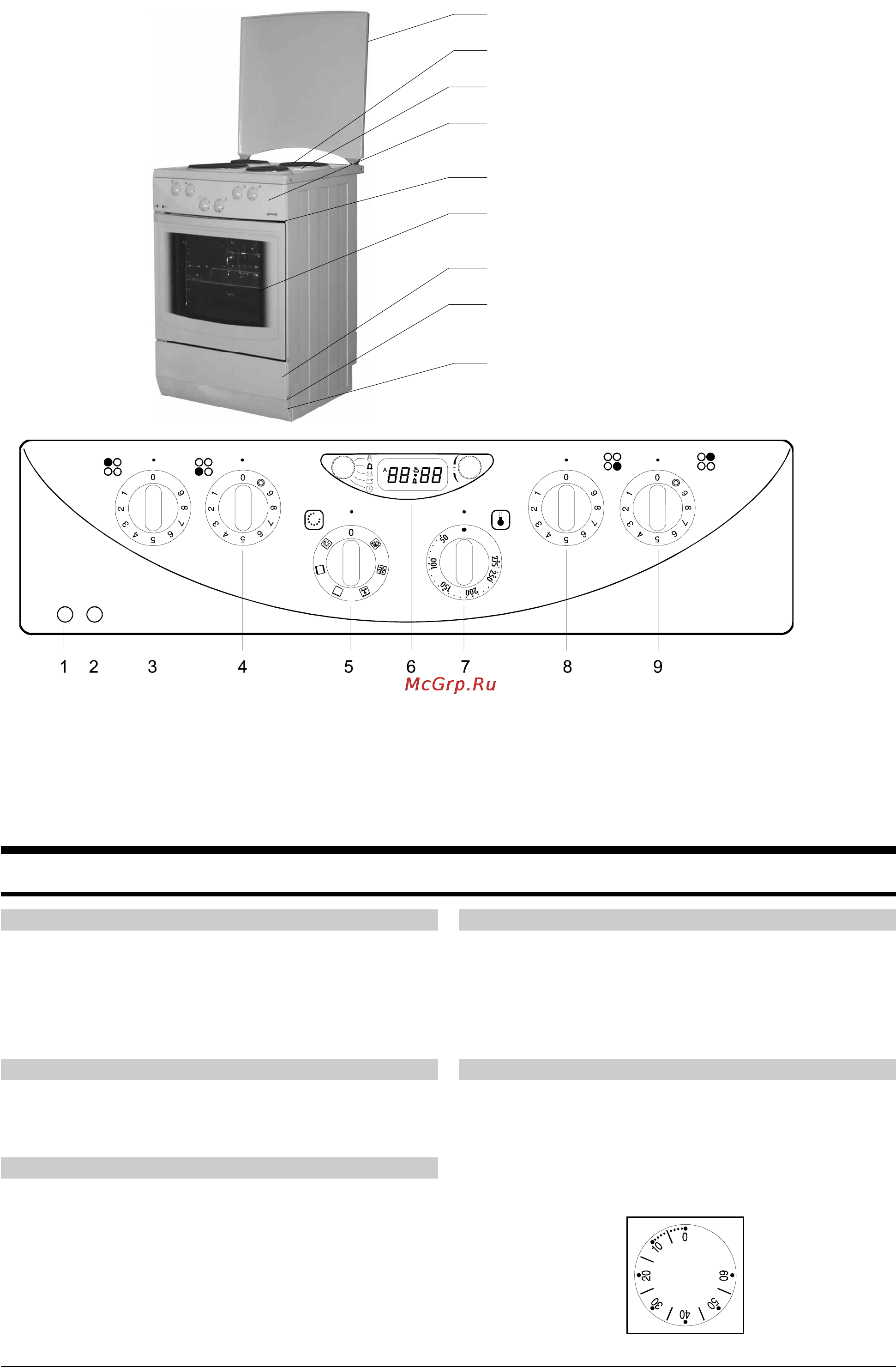 Gorenje EC3000SM-W [3/19] Духовка