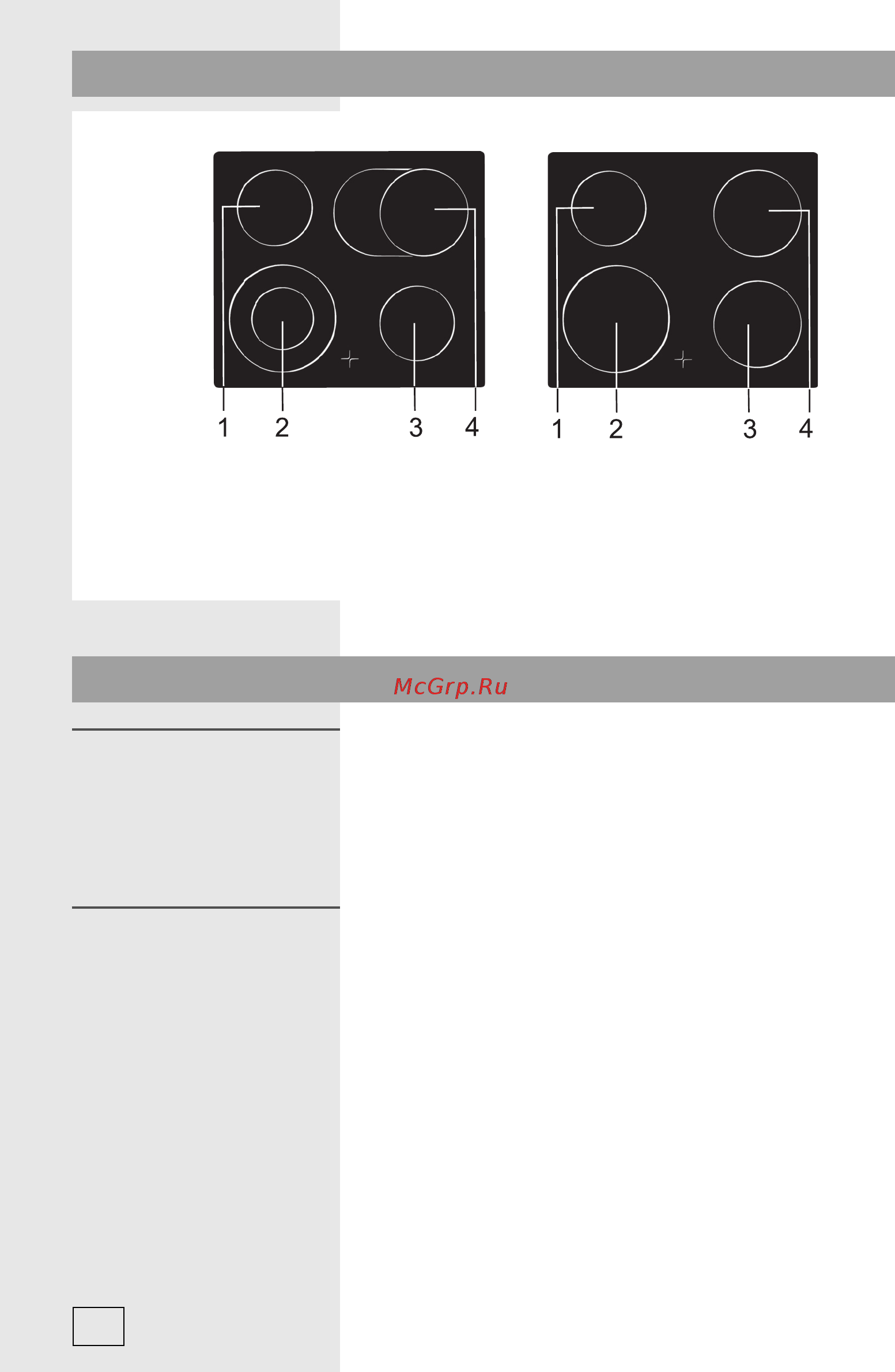 Gorenje ECD640BX [6/20] Конфорки