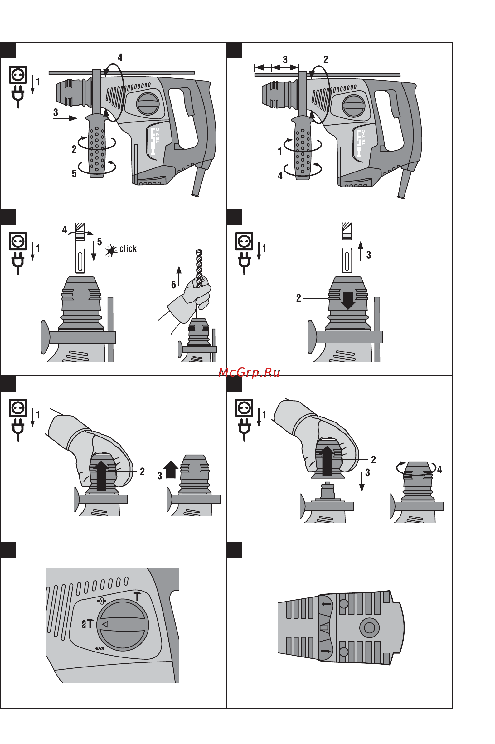 Hilti TE 7-C Инструкция по эксплуатации онлайн [3/17] 65180