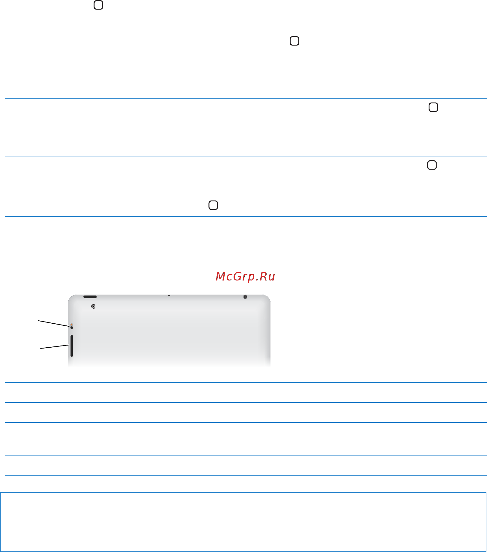 Apple новый iPad MC706RS/A 32Gb Black [11/160] Боковой переключатель