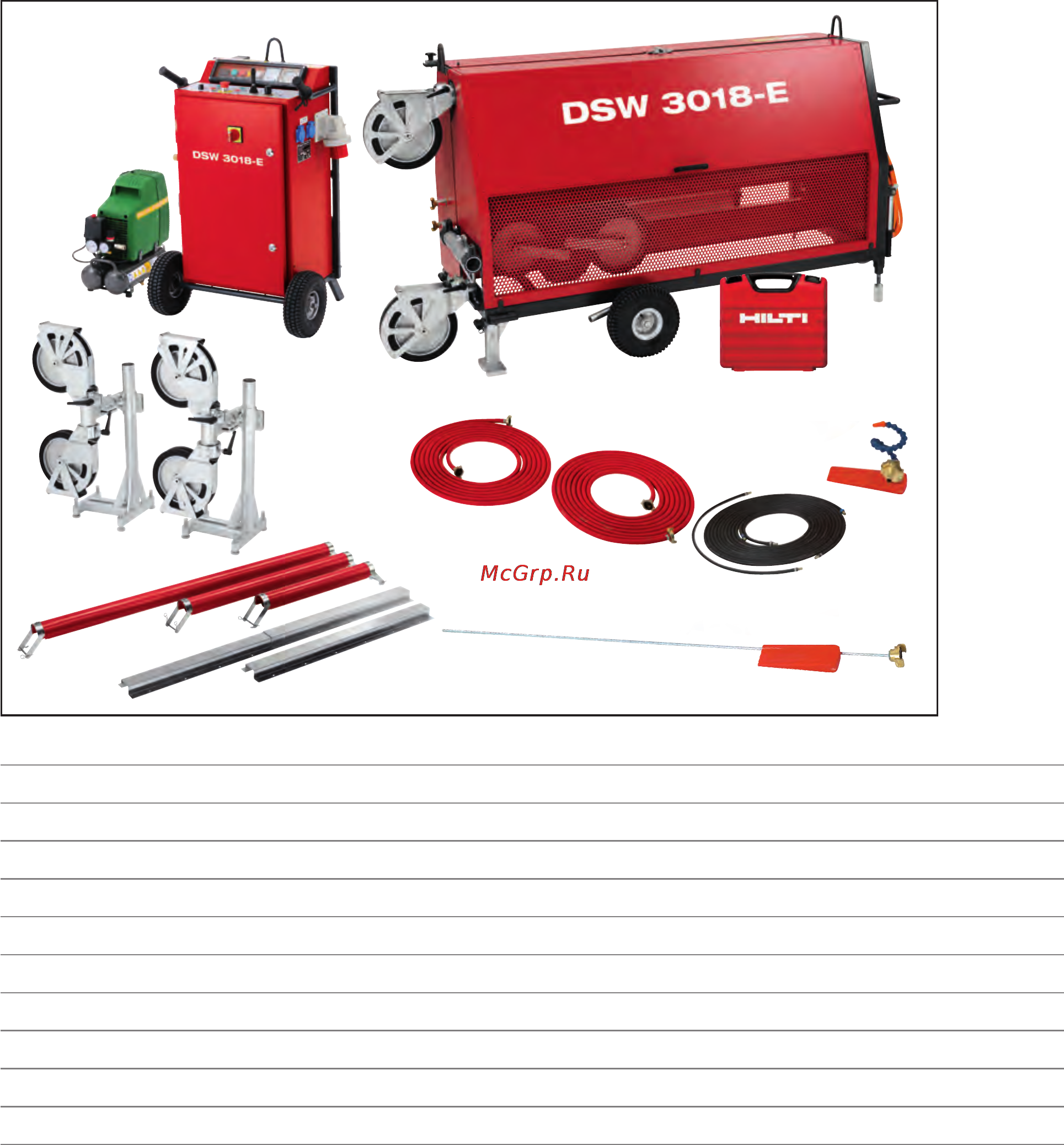 Hilti DSW 3018-E Инструкция по эксплуатации онлайн [6/62] 65219