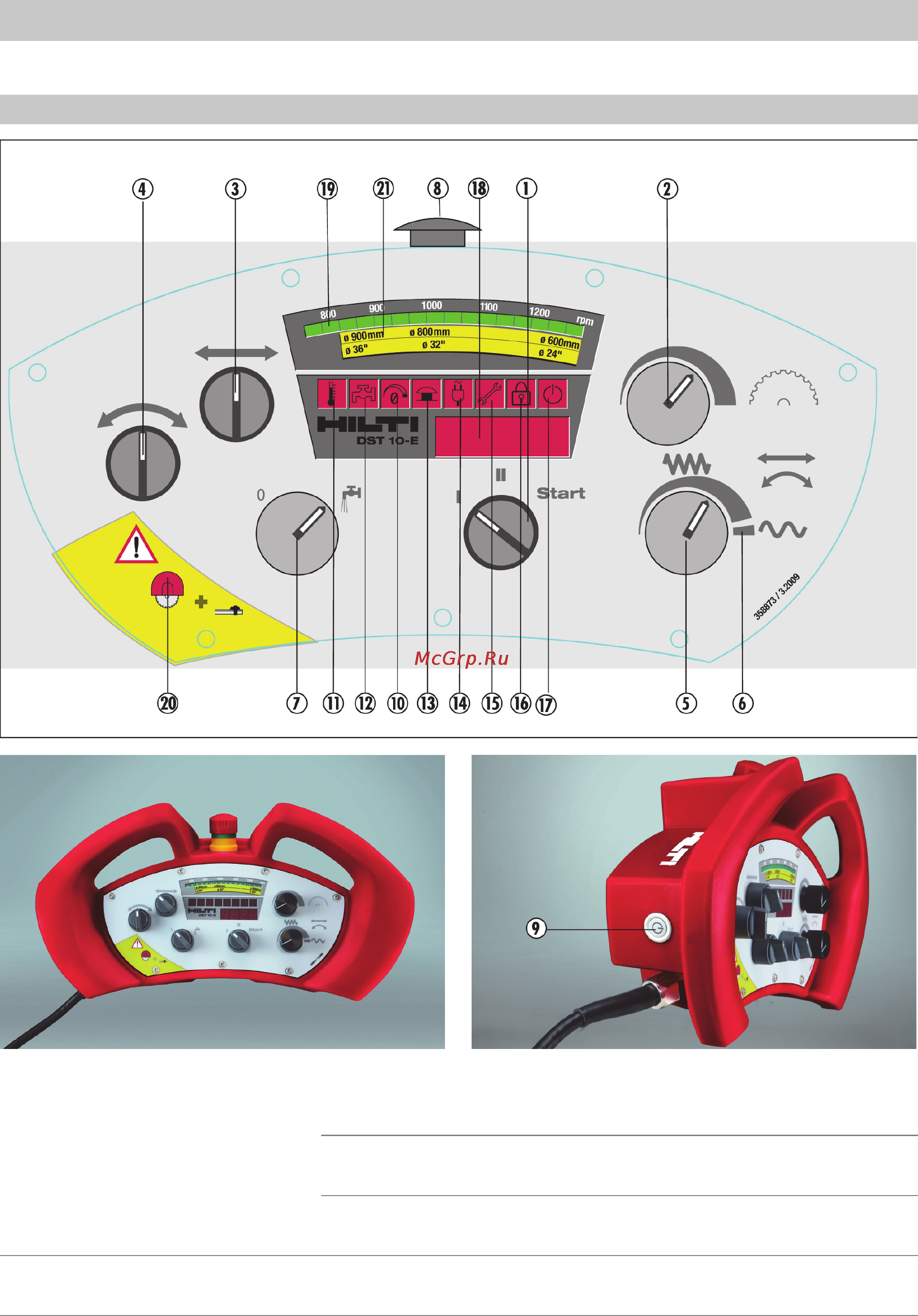 Hilti DST 10-E [33/59] Ввод в эксплуатацию