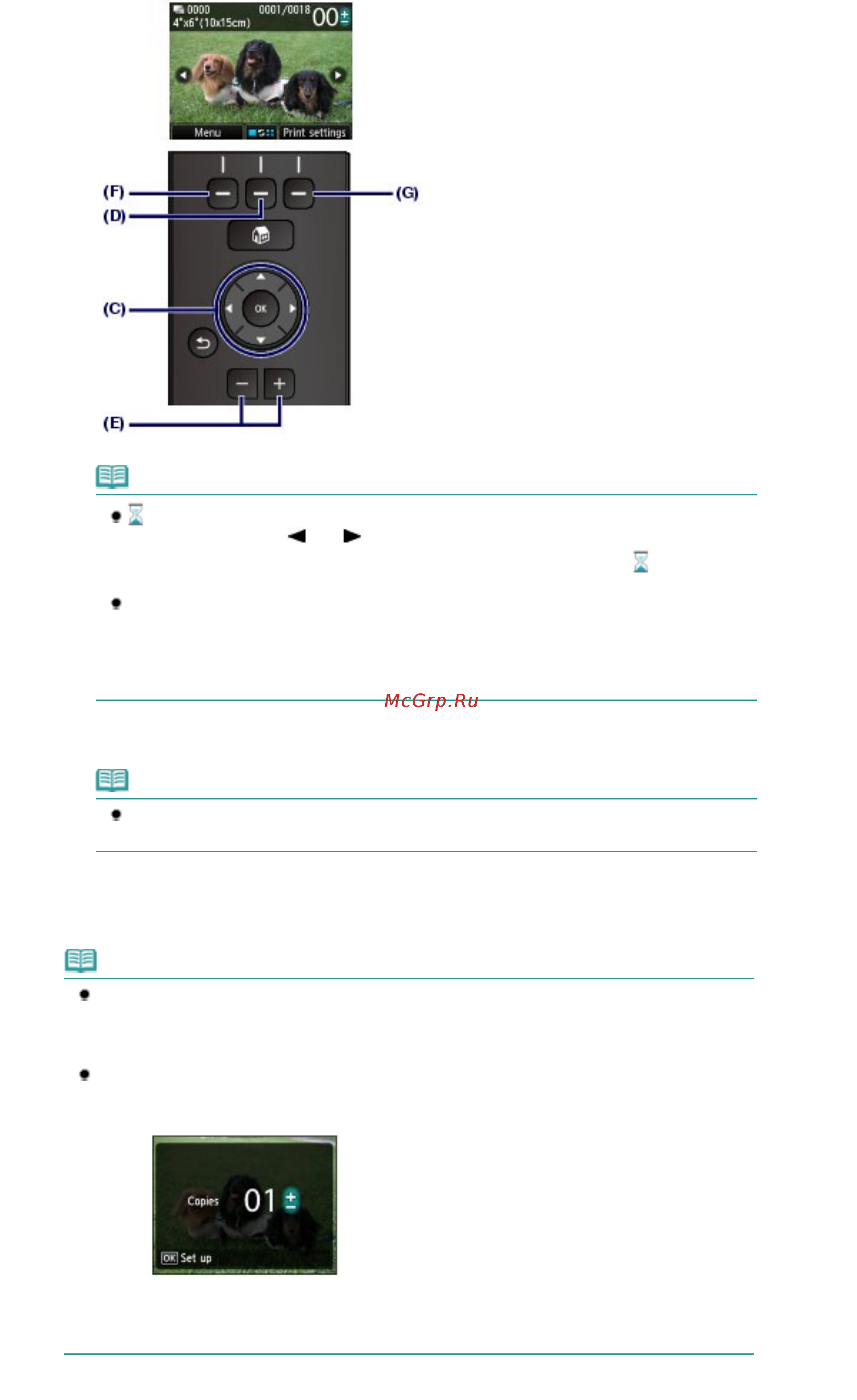 Canon PIXMA MG5240 [19/1103] Стр 19 из 1103 стр печать фотографий с карты памяти или флэш диска usb
