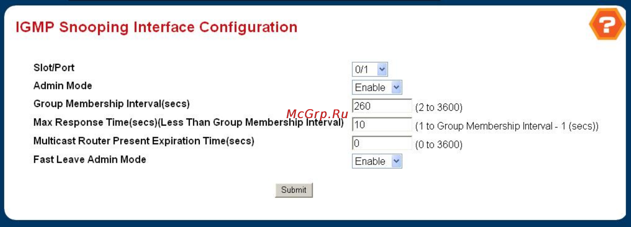 Planet WGS3-2820 [118/528] Igmp snooping interface configuration