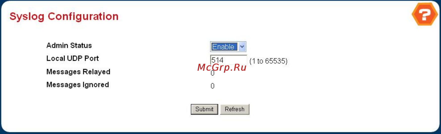 Planet WGS3-2820 [59/528] Syslog configuration