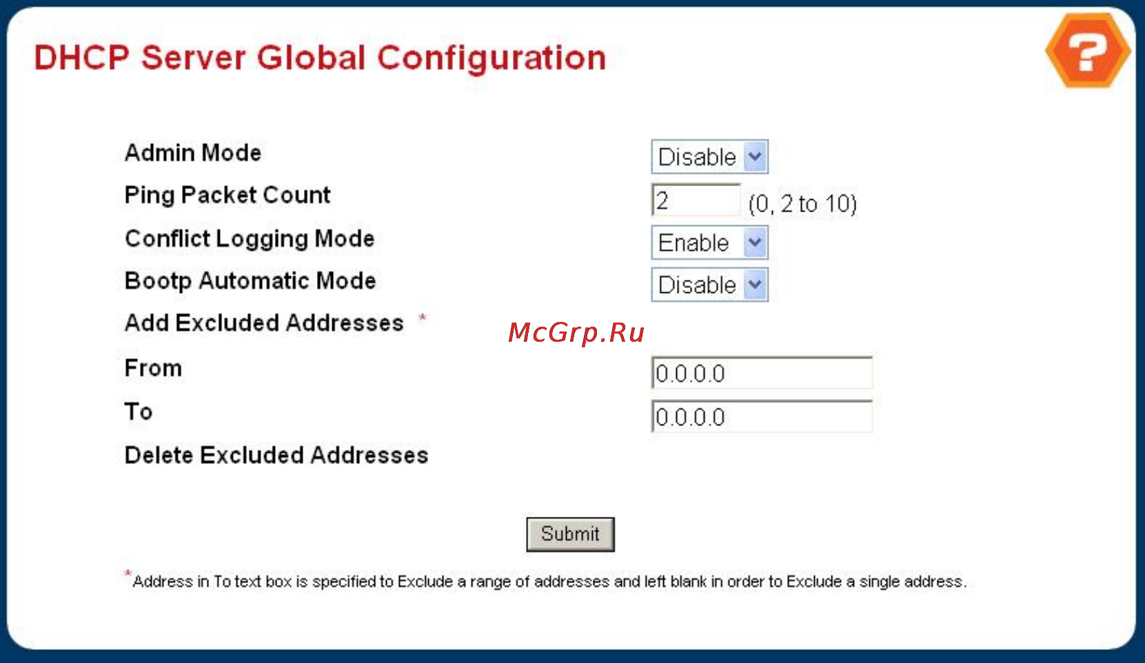 Planet WGS3-2820 [83/528] Dhcp server