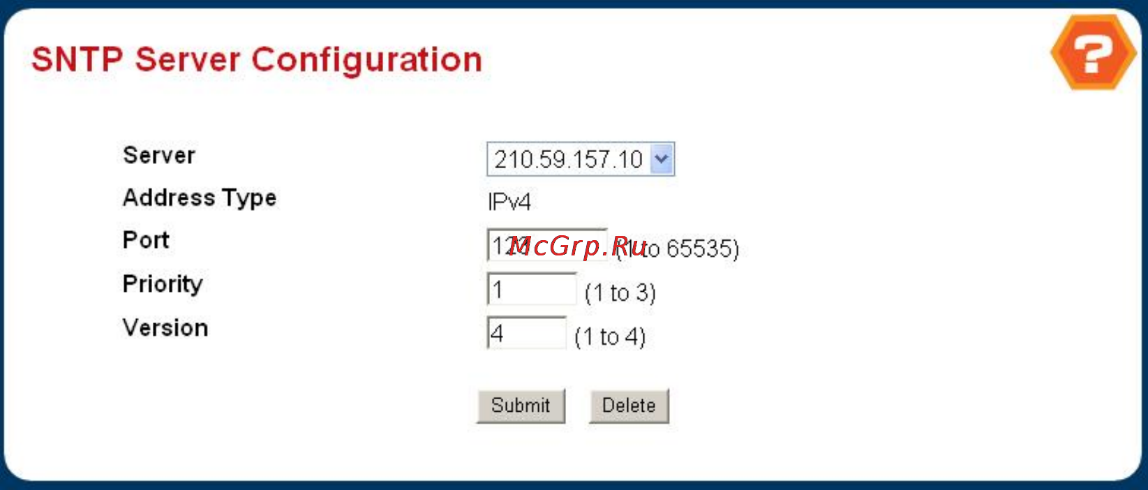 Planet WGS3-2820 [93/528] Server configuration