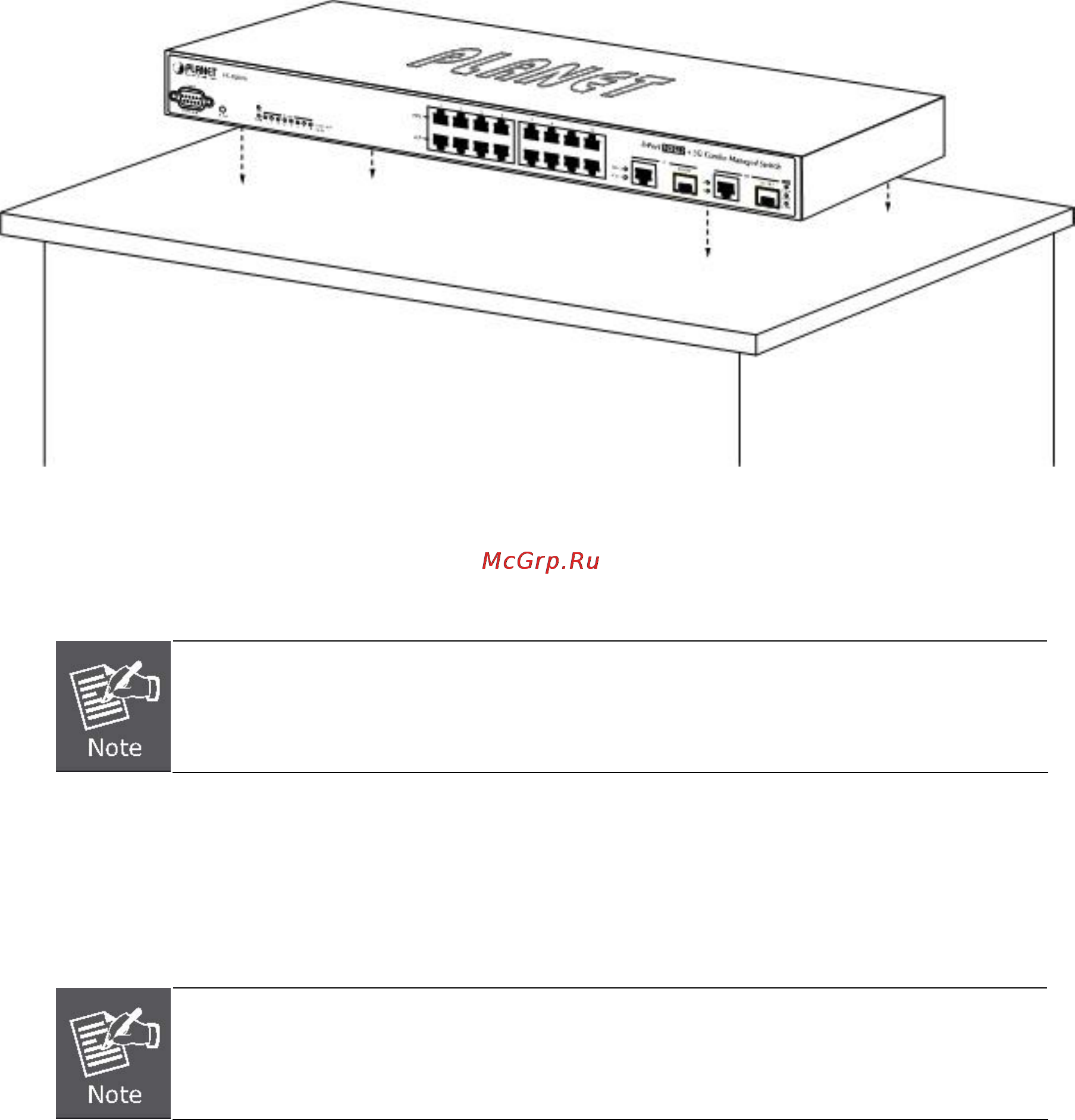 Planet VC-2400MR48 [25/215] Install the switch