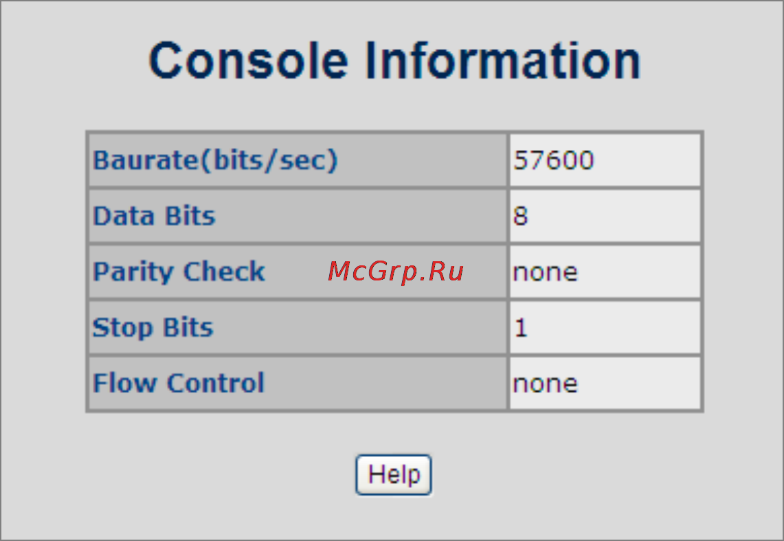 Planet VC-2400MR48 [50/215] Console information