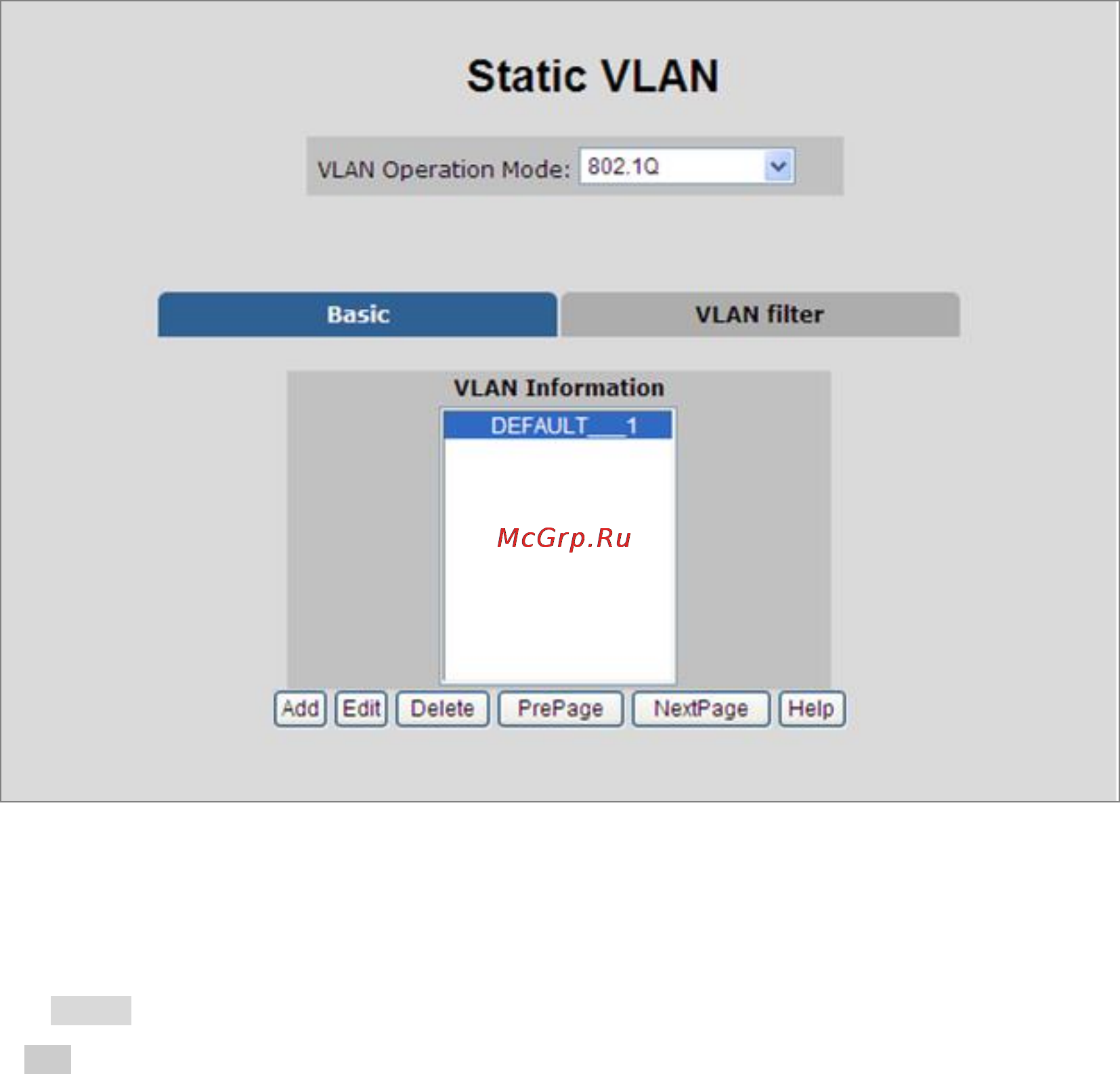 Planet VC-2400MR48 [78/215] Vlan group configuration