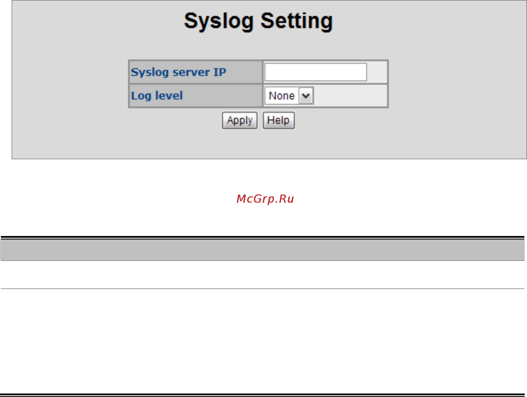 Planet FGSD-1022 [53/197] Syslog setting