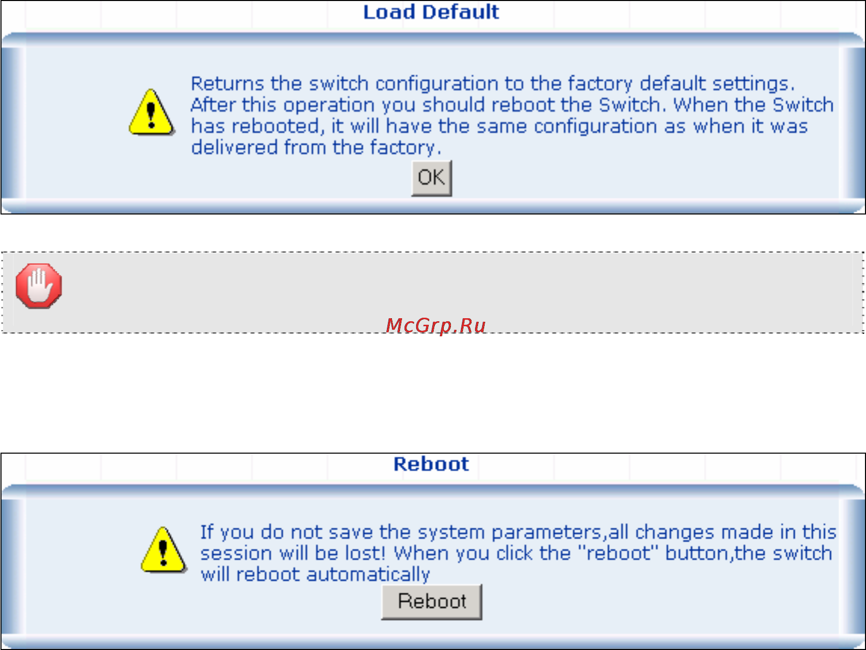 Planet WSW-2401A [30/95] Load default