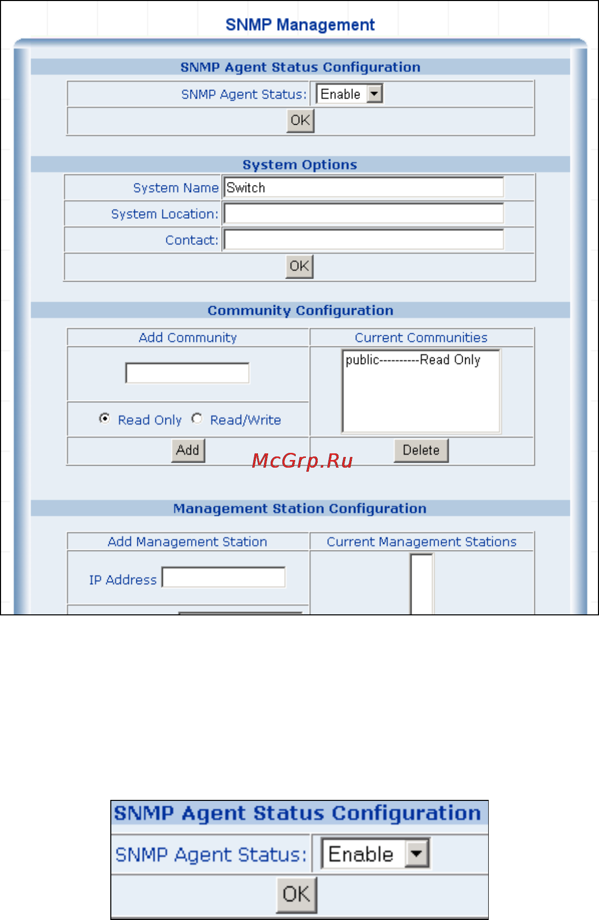 Planet WGSW-2840 [26/104] Snmp configuration