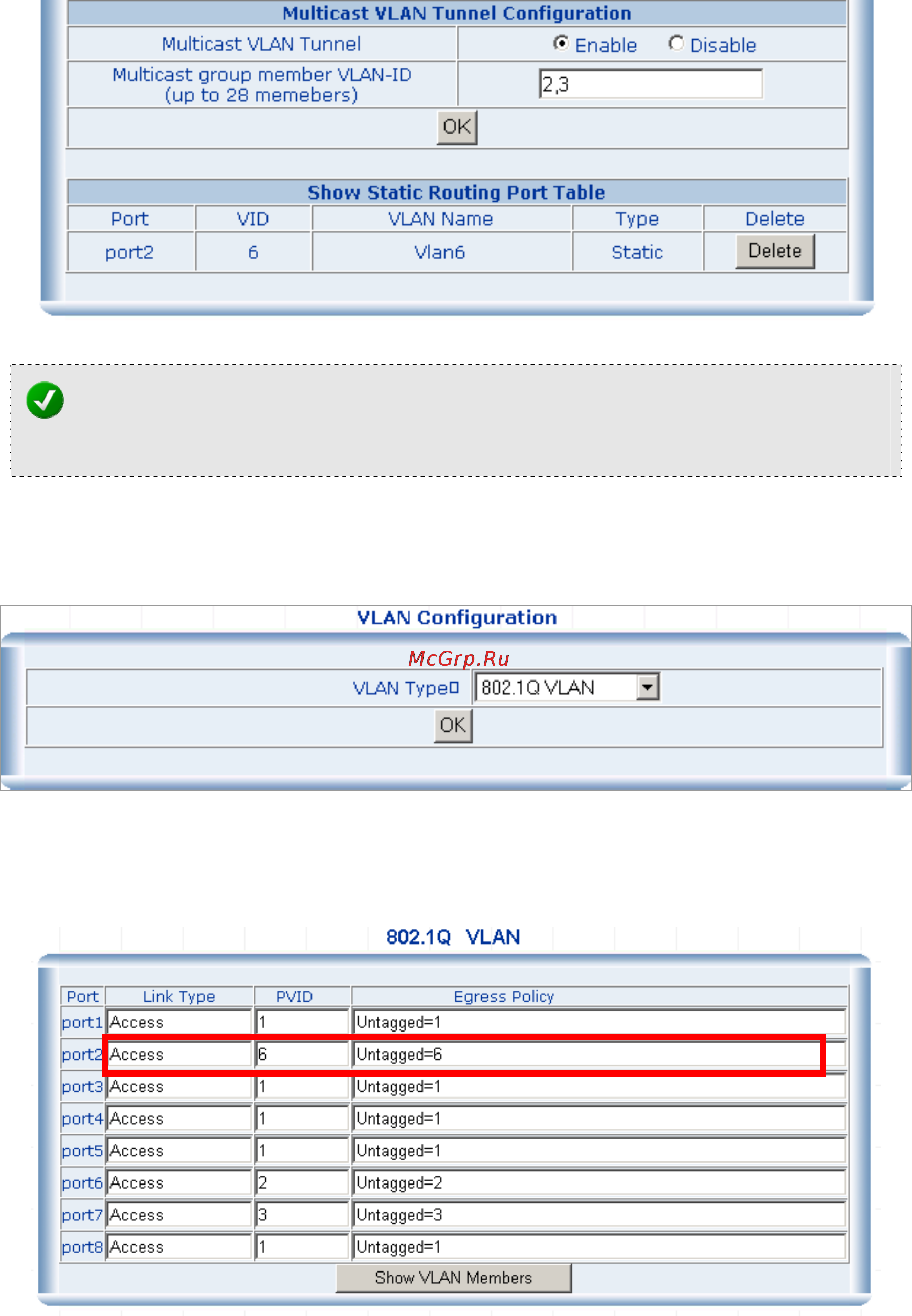 Planet WGSW-2840 [84/104] Vlan configure