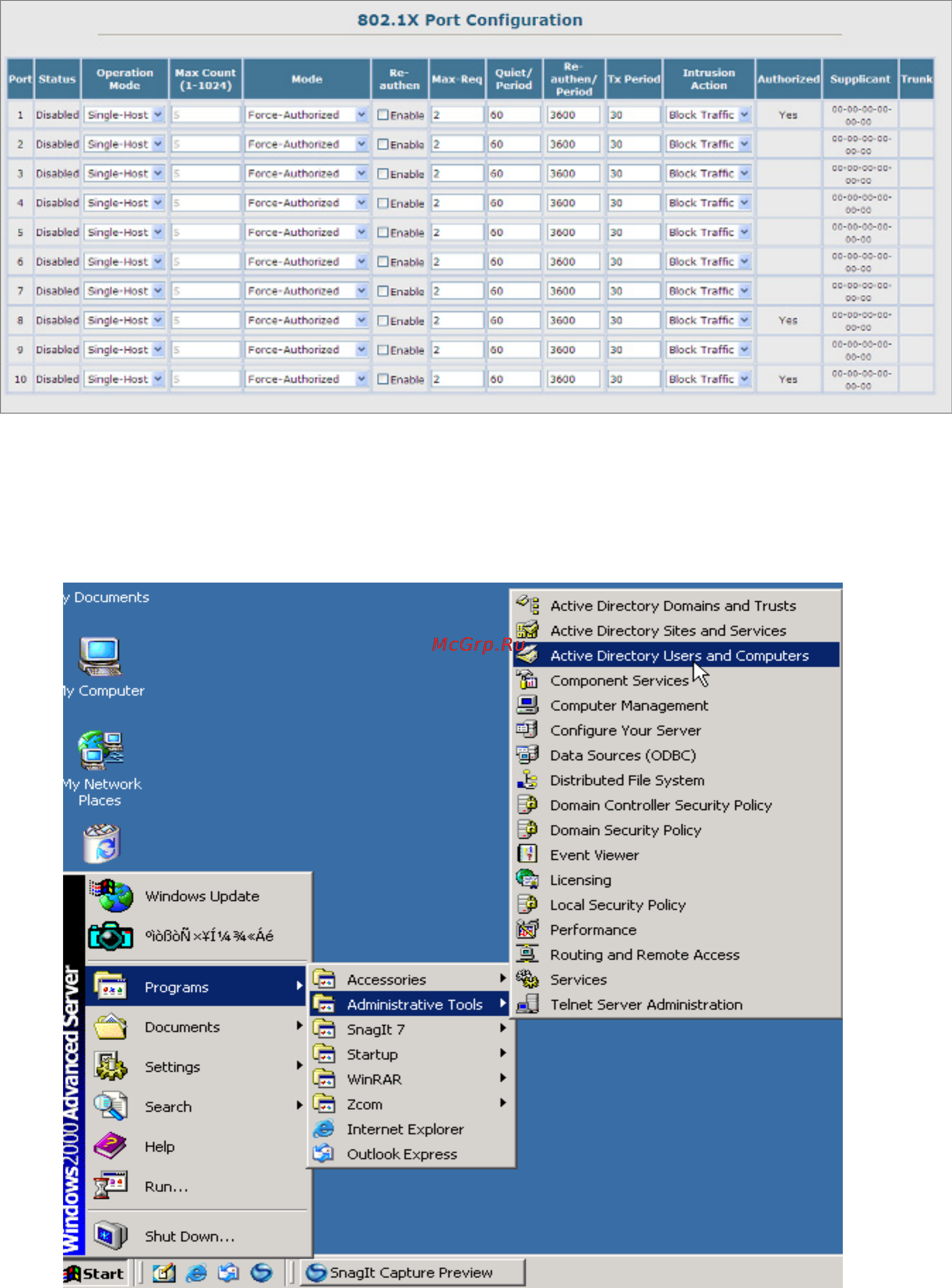 Planet SGSW-2840P4 [293/693] User s manual of sgsd 1022 sgsd 1022p sgsw 2840 sgsw 2840p