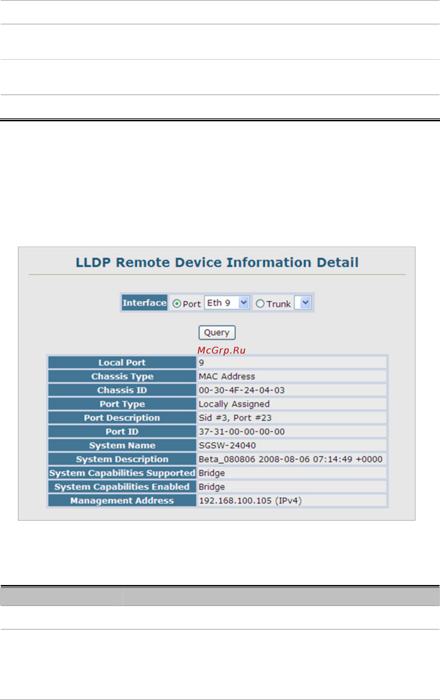 Planet SGSD-1022P [93/693] Lldp remote information detail