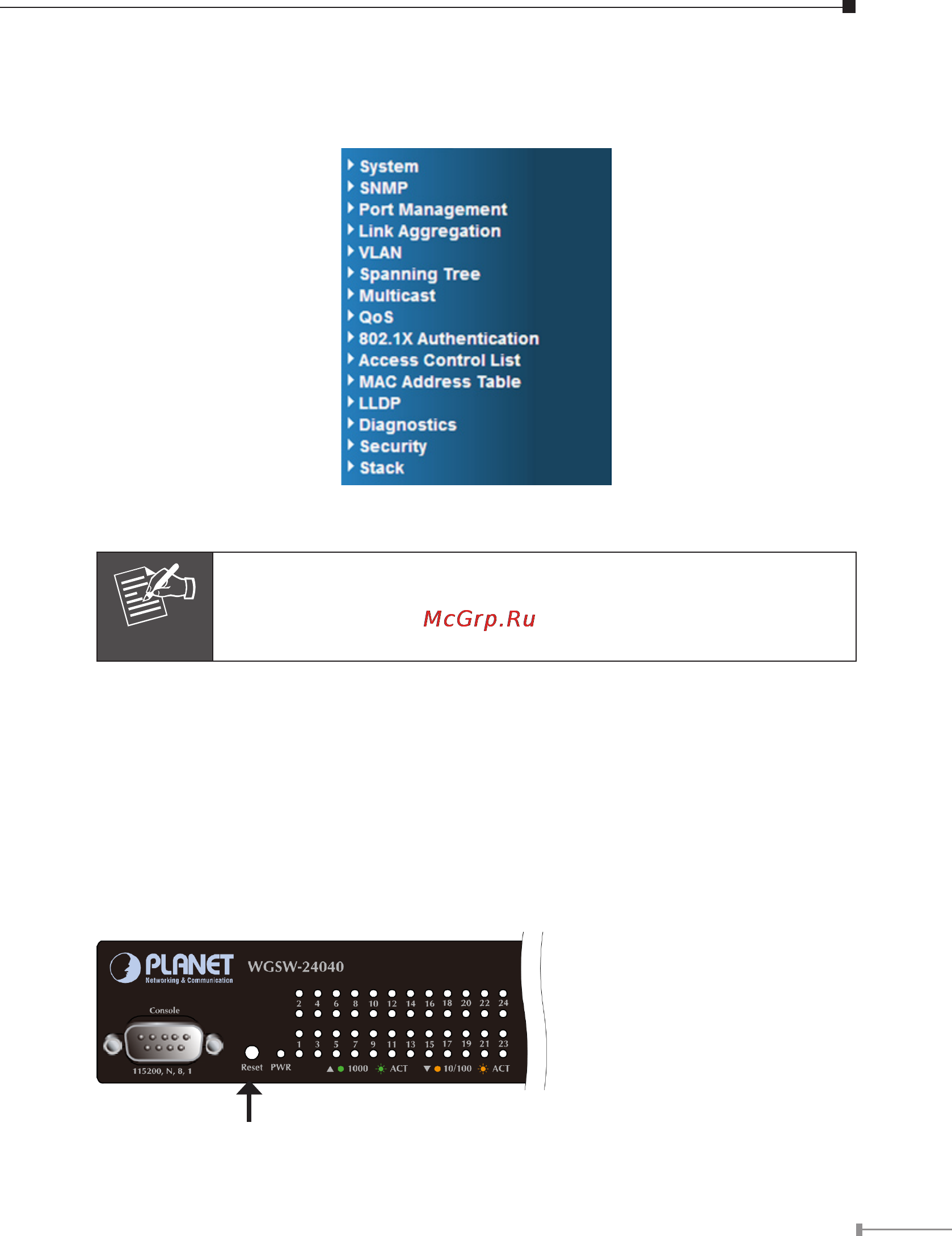 Planet SGSW-24040P4 [11/12] While ip address be changed or forgotten admin password