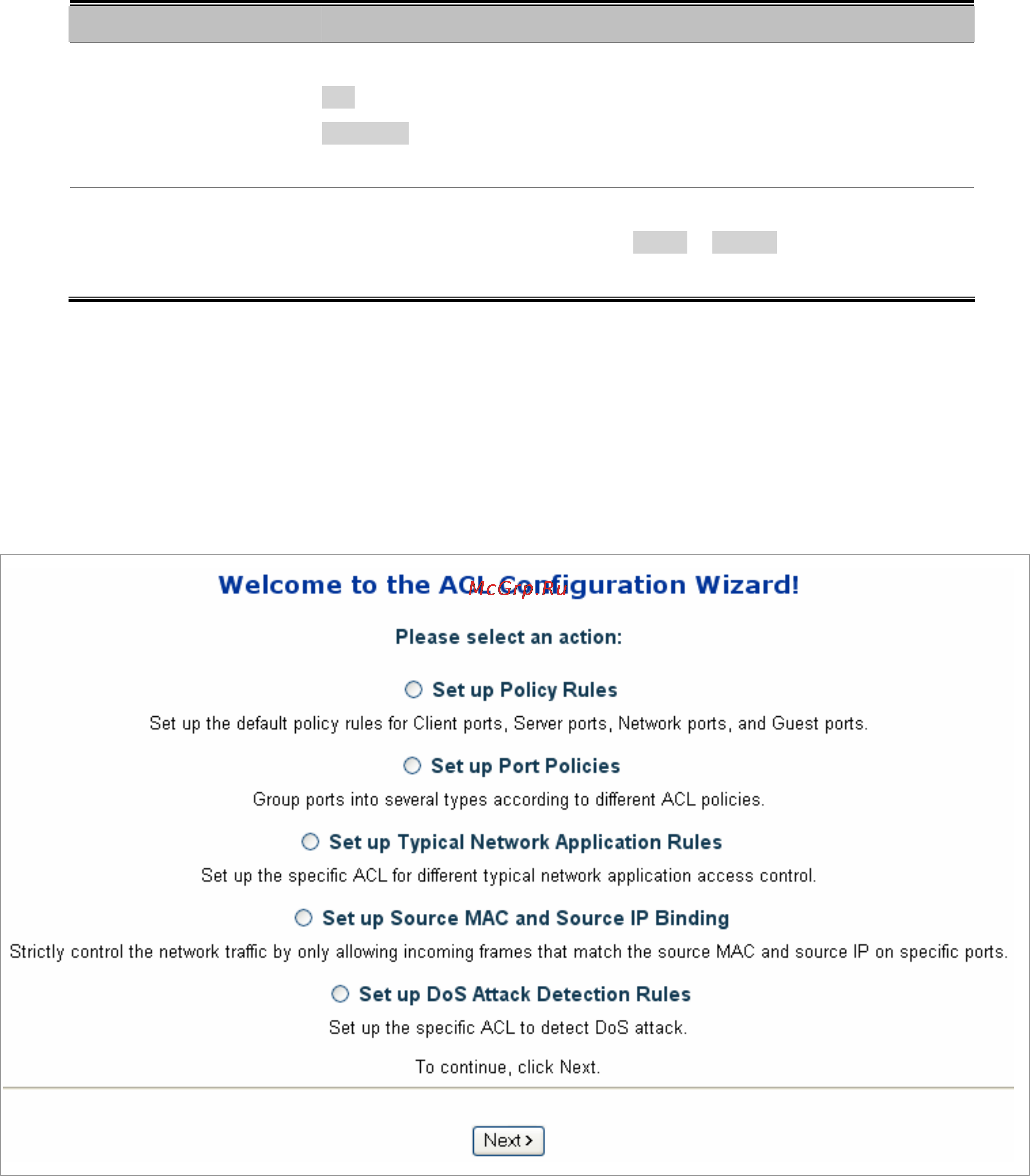 Planet SGSW-24240 [172/328] Acl configuration wizard