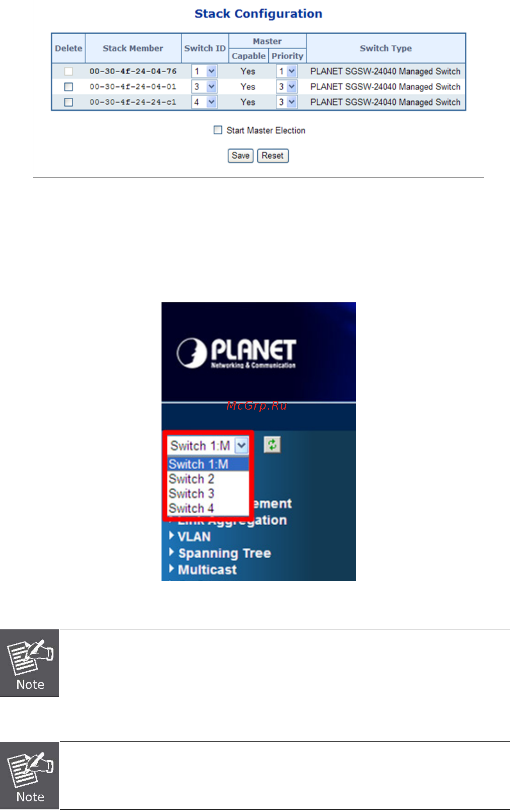Planet SGSW-24240 [211/328] User s manual of wgsw 24040 wgsw 24040r sgsw 24040 sgsw 24040r