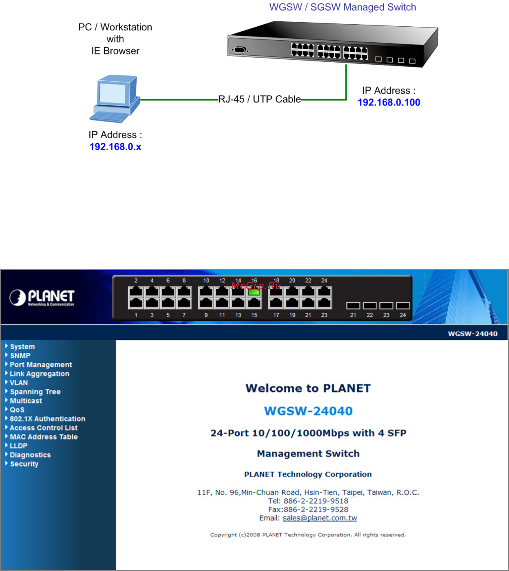 Planet SGSW-24240 [47/328] Web management