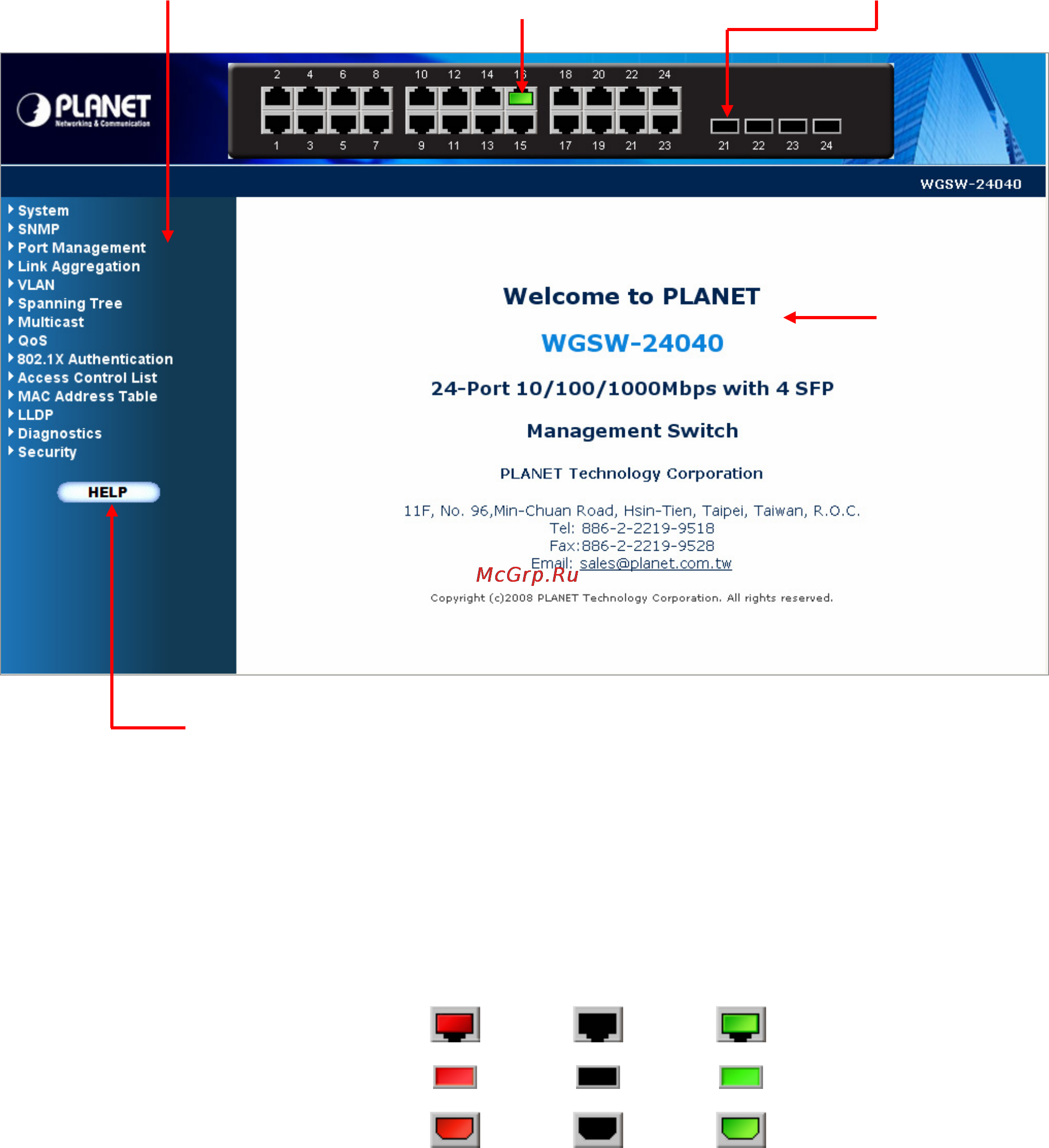 Planet SGSW-24240 [53/328] Main web page
