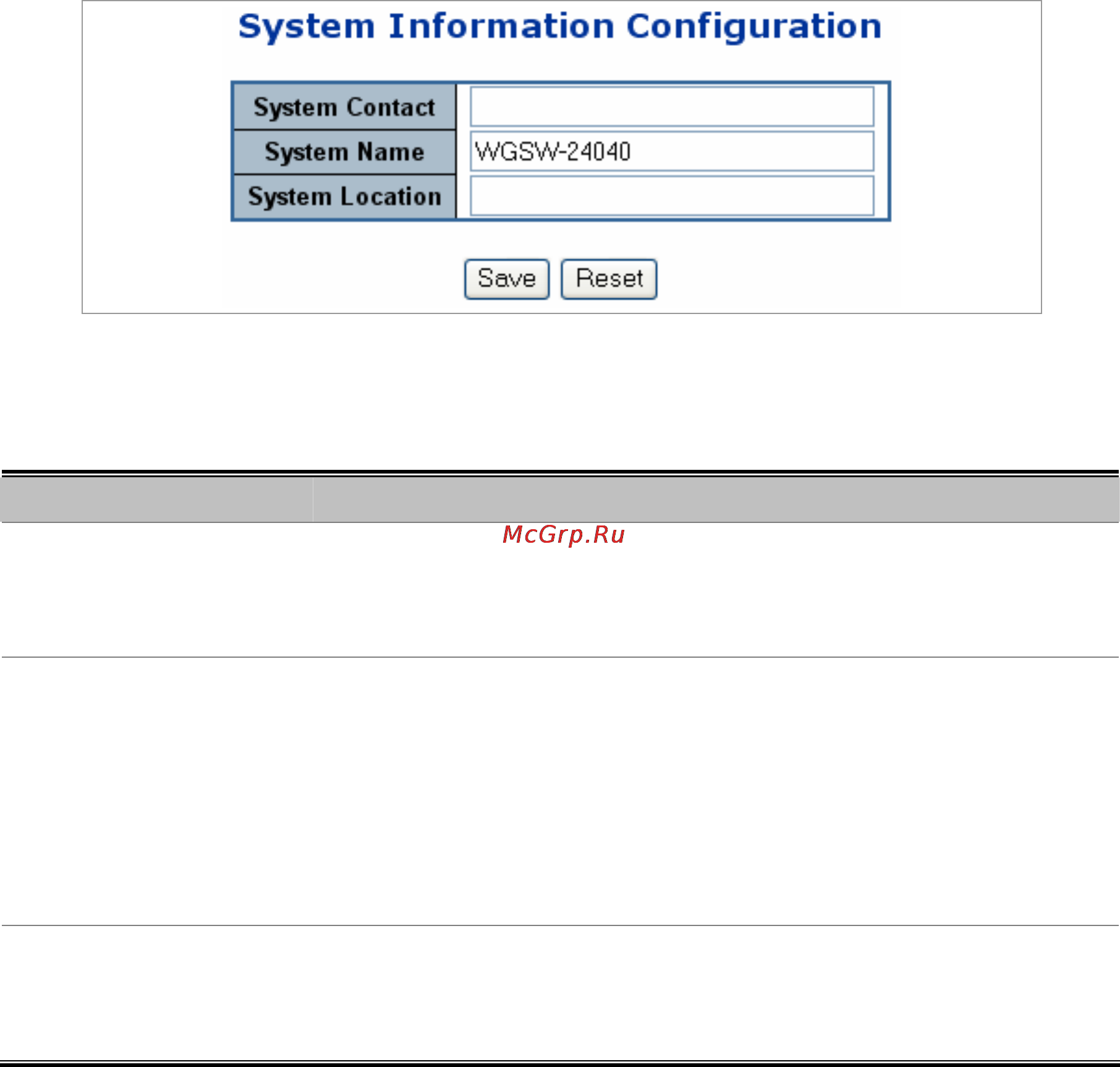 Planet SGSW-24240R [71/328] Snmp system information configuration