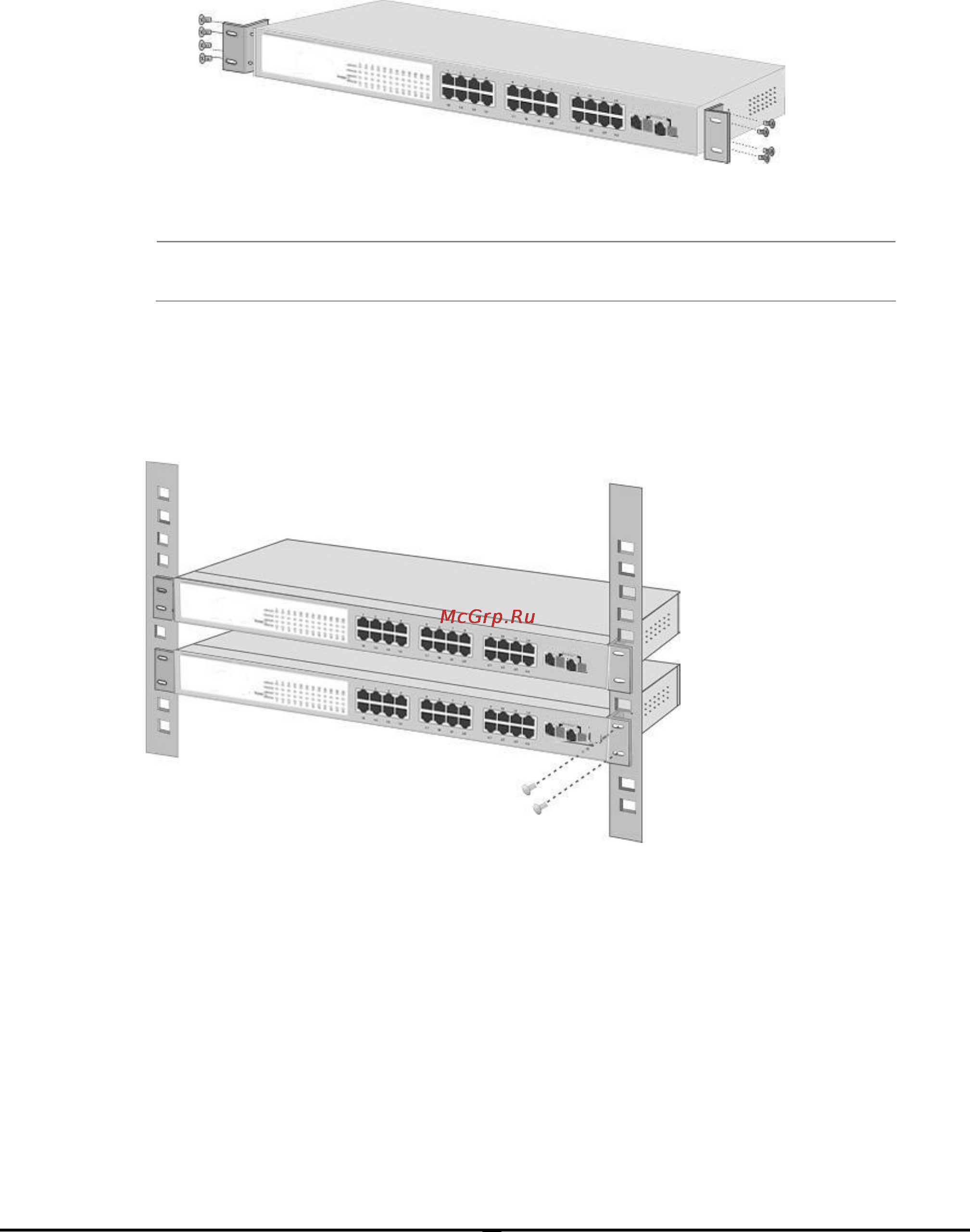 Planet FGSW-2620CS [10/68] Rack mounting