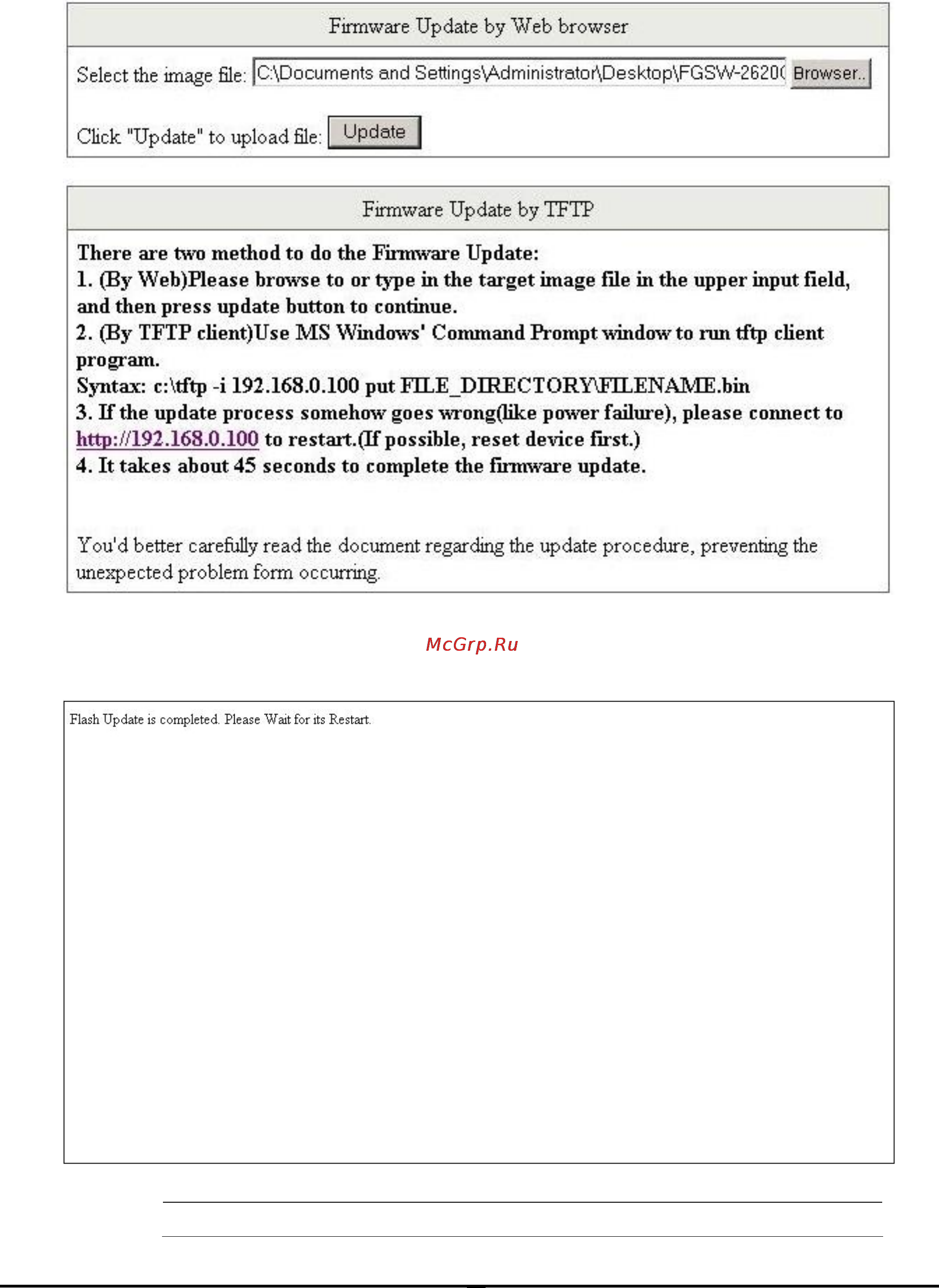 Planet FGSW-2620CS [25/68] Notice