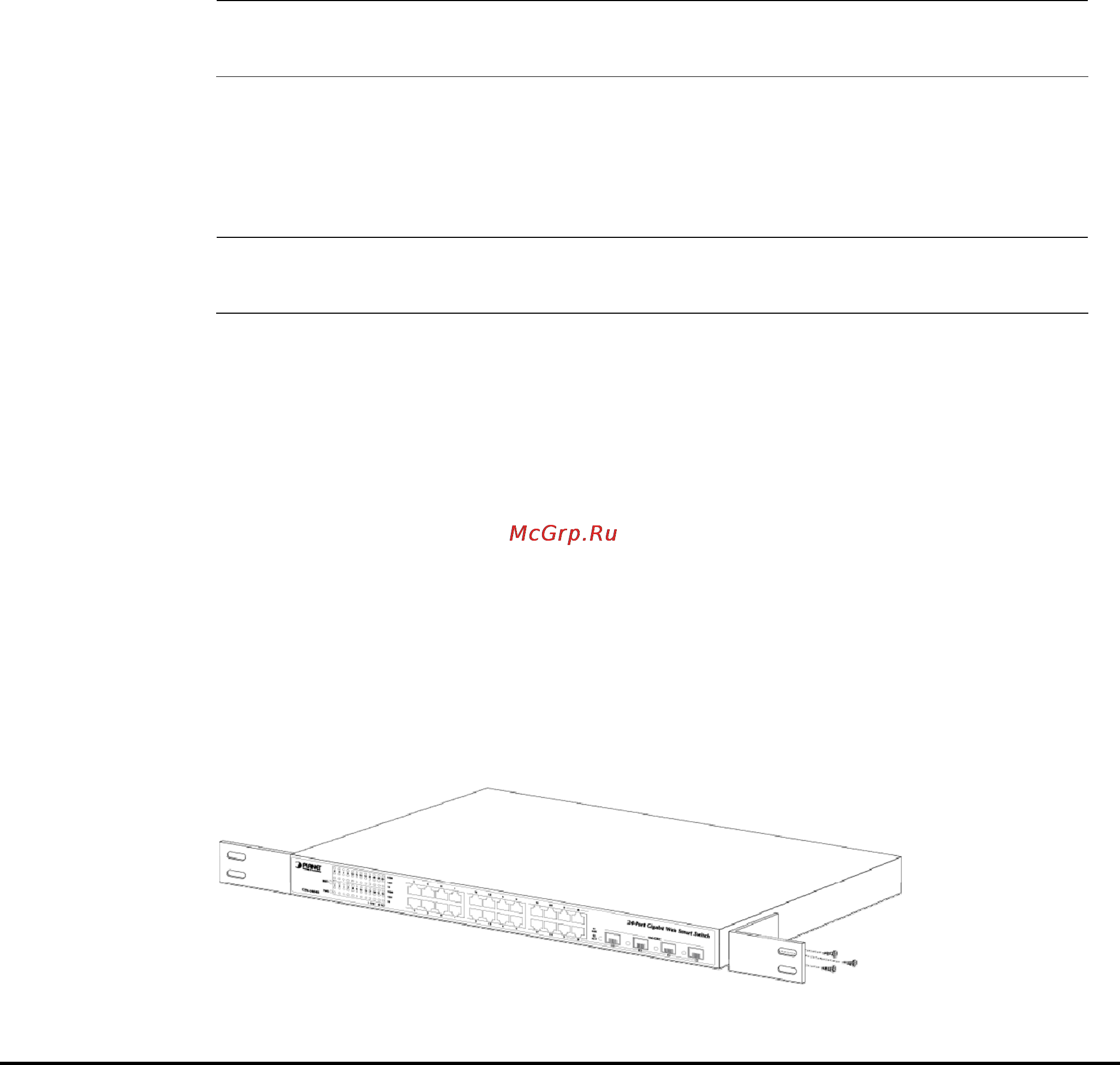 Planet GSW-2404SF [11/83] Install the gsw 1602sf 2404sf 2416sf