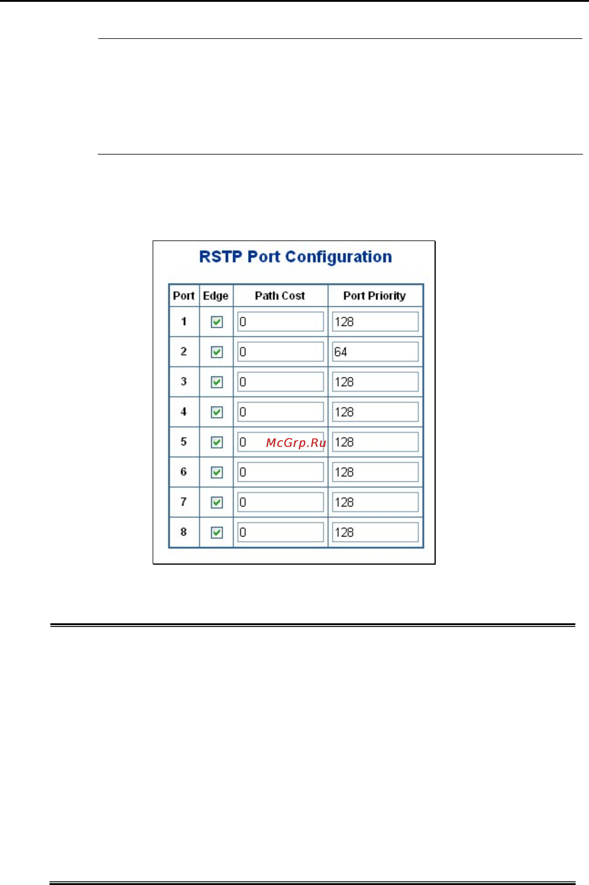Planet GSD-800S [42/87] Rstp port configuration