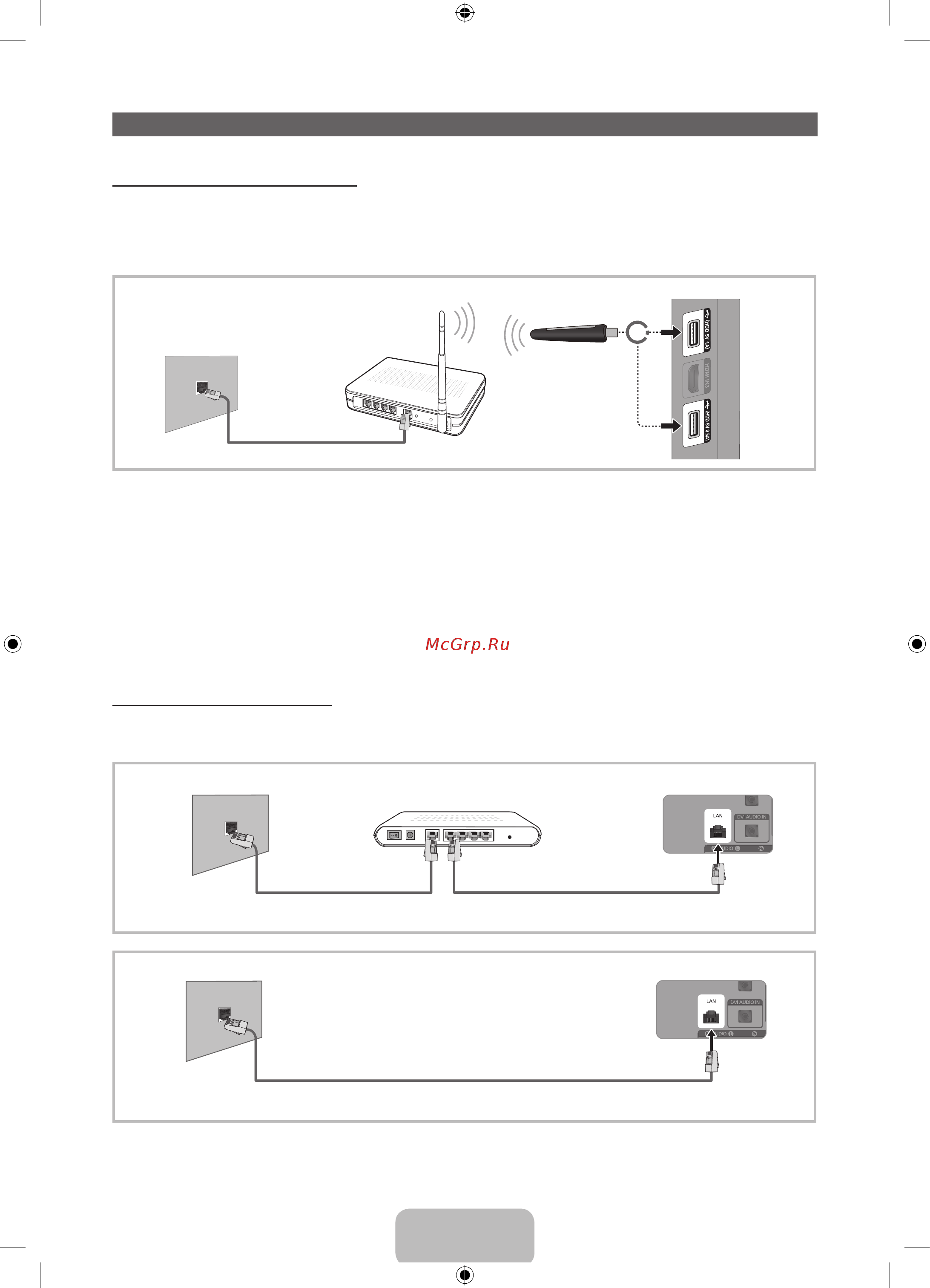 Samsung UE32 EH5300W [13/23] Сетевое подключение