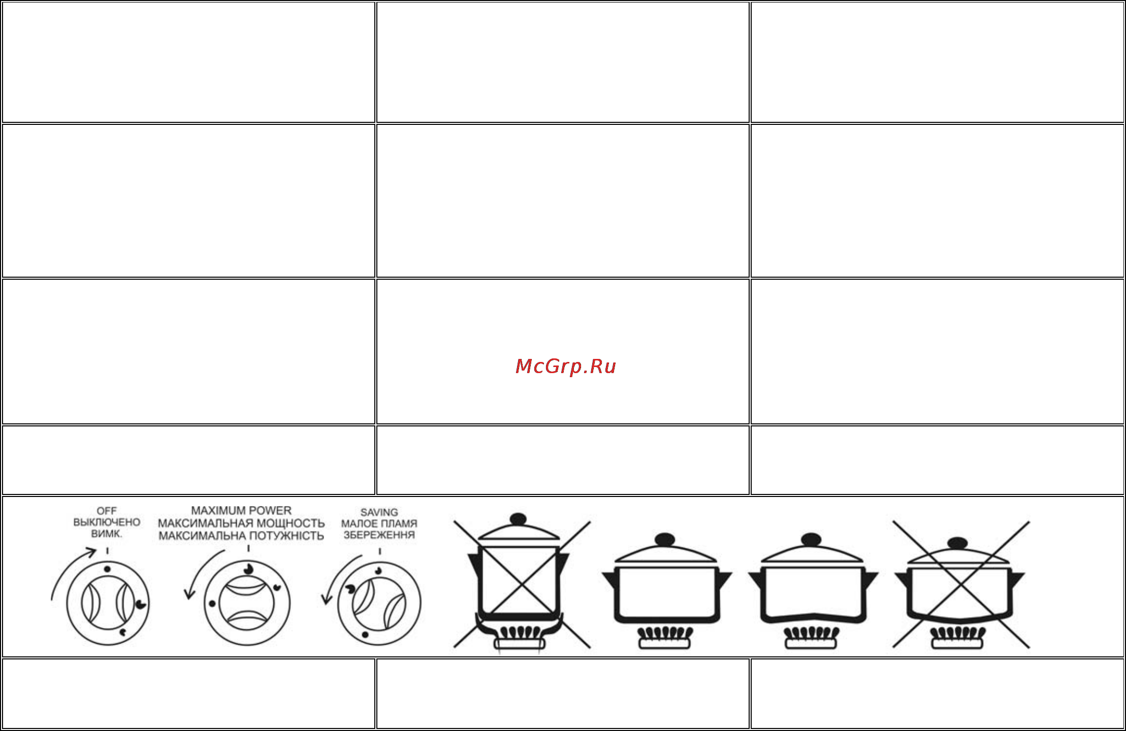 Gorenje GIN52101IW [7/32] Cooking hob lighting the hob burners