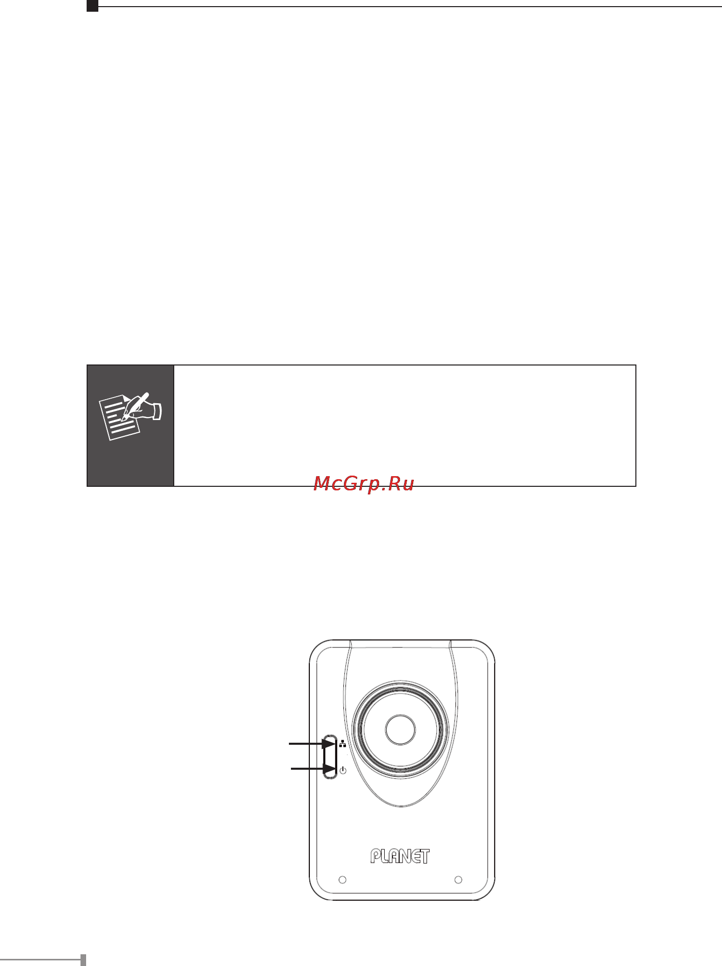 Planet ICA-M220W [4/32] Chapter 2 ica 107 series cmos ip camera