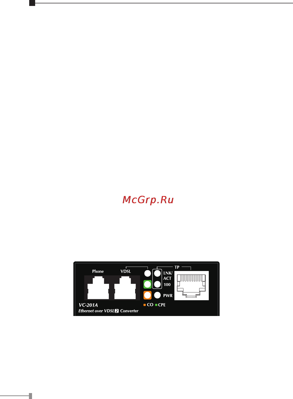 Planet VC-204 [12/28] Front panel