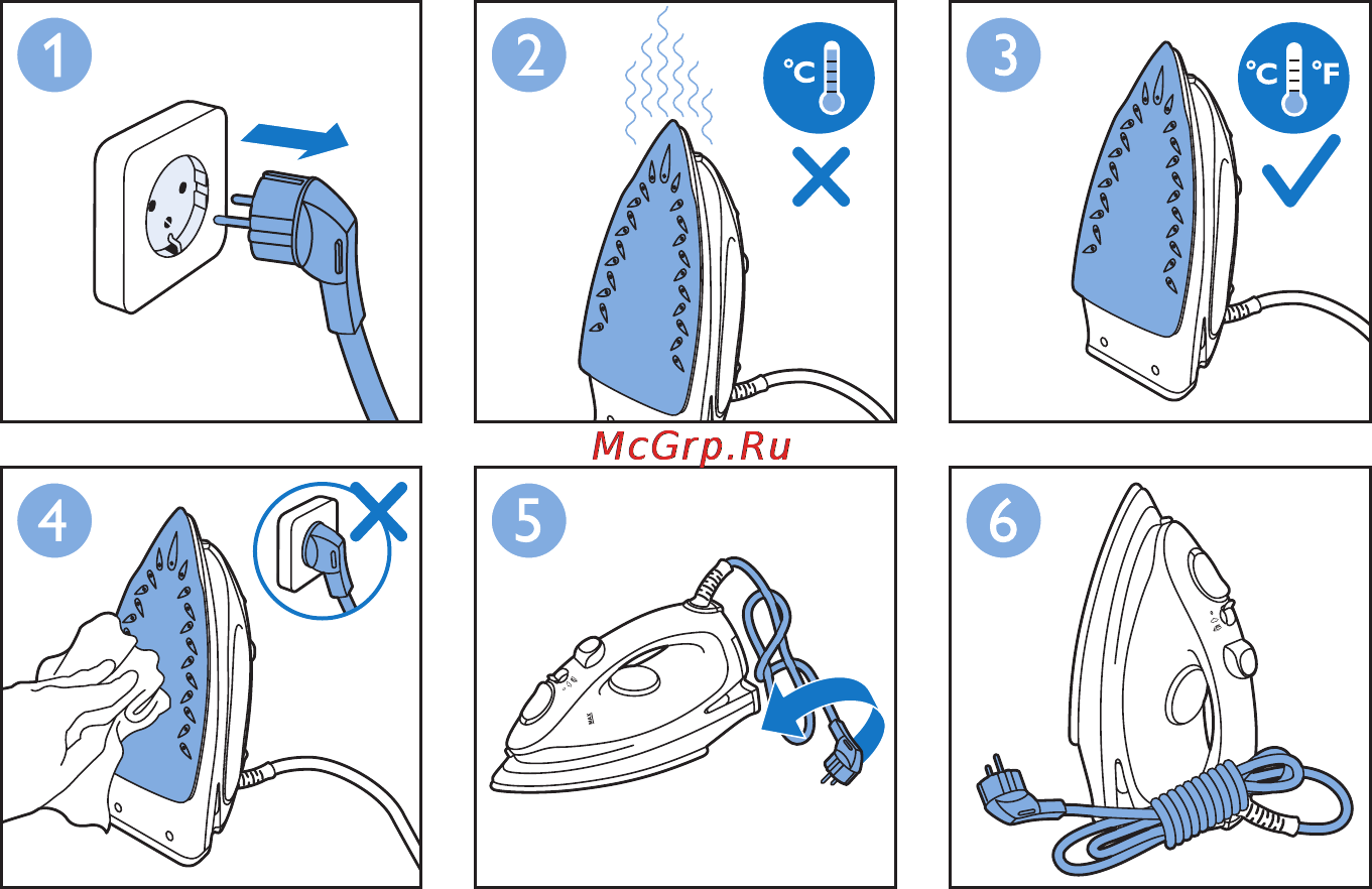 Philips GC 1480/02 Инструкция по эксплуатации онлайн [13/16] 65626
