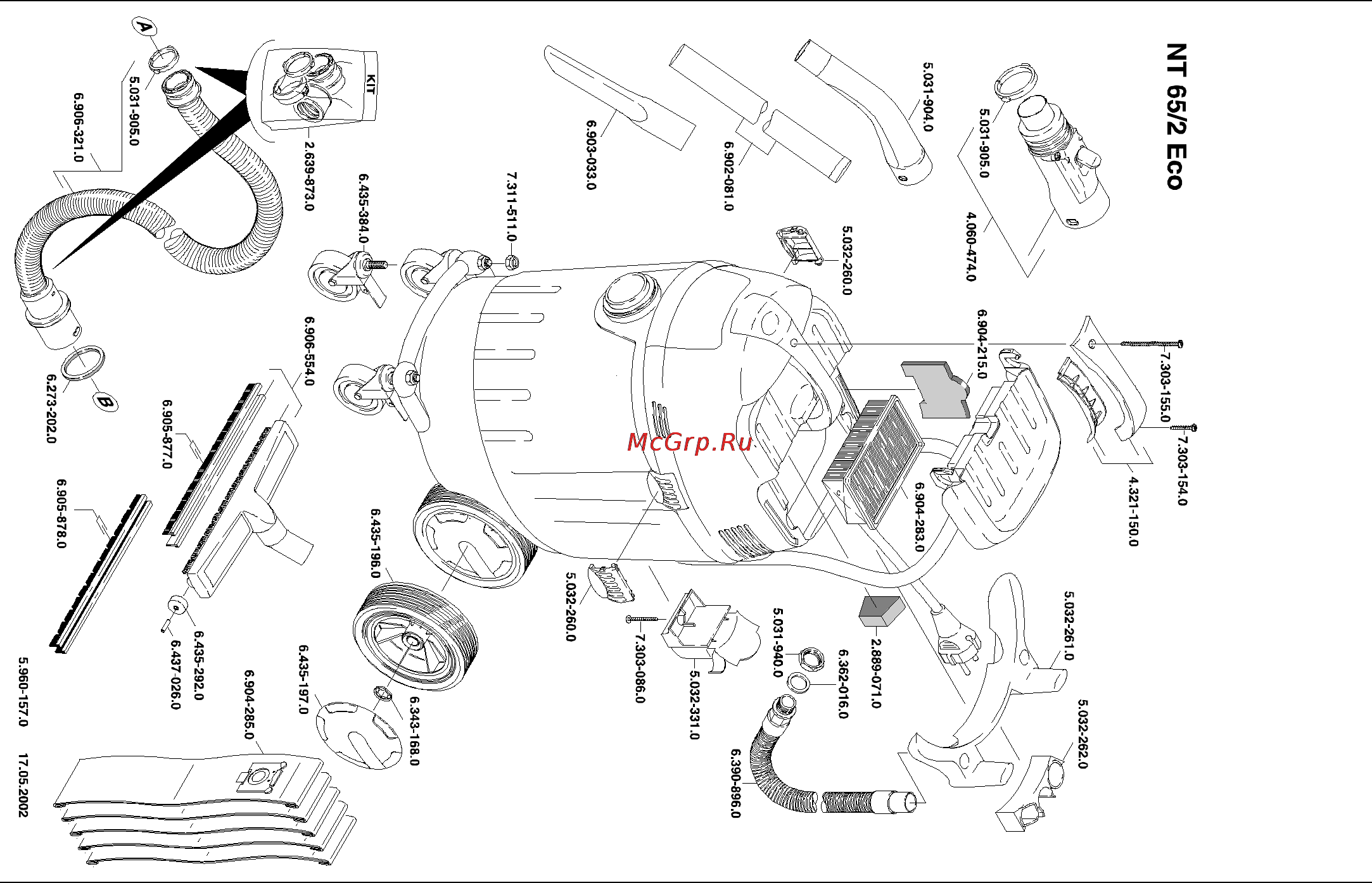 Karcher NT 65/2 Eco Инструкция по эксплуатации онлайн [16/19] 1378